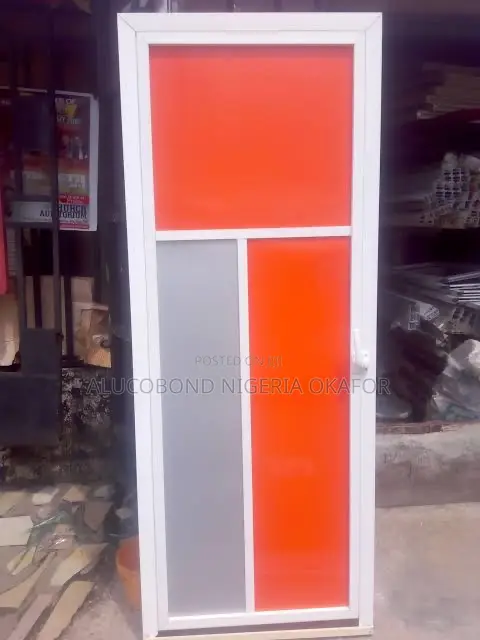 Aluminum Toilet and Bathroom Door