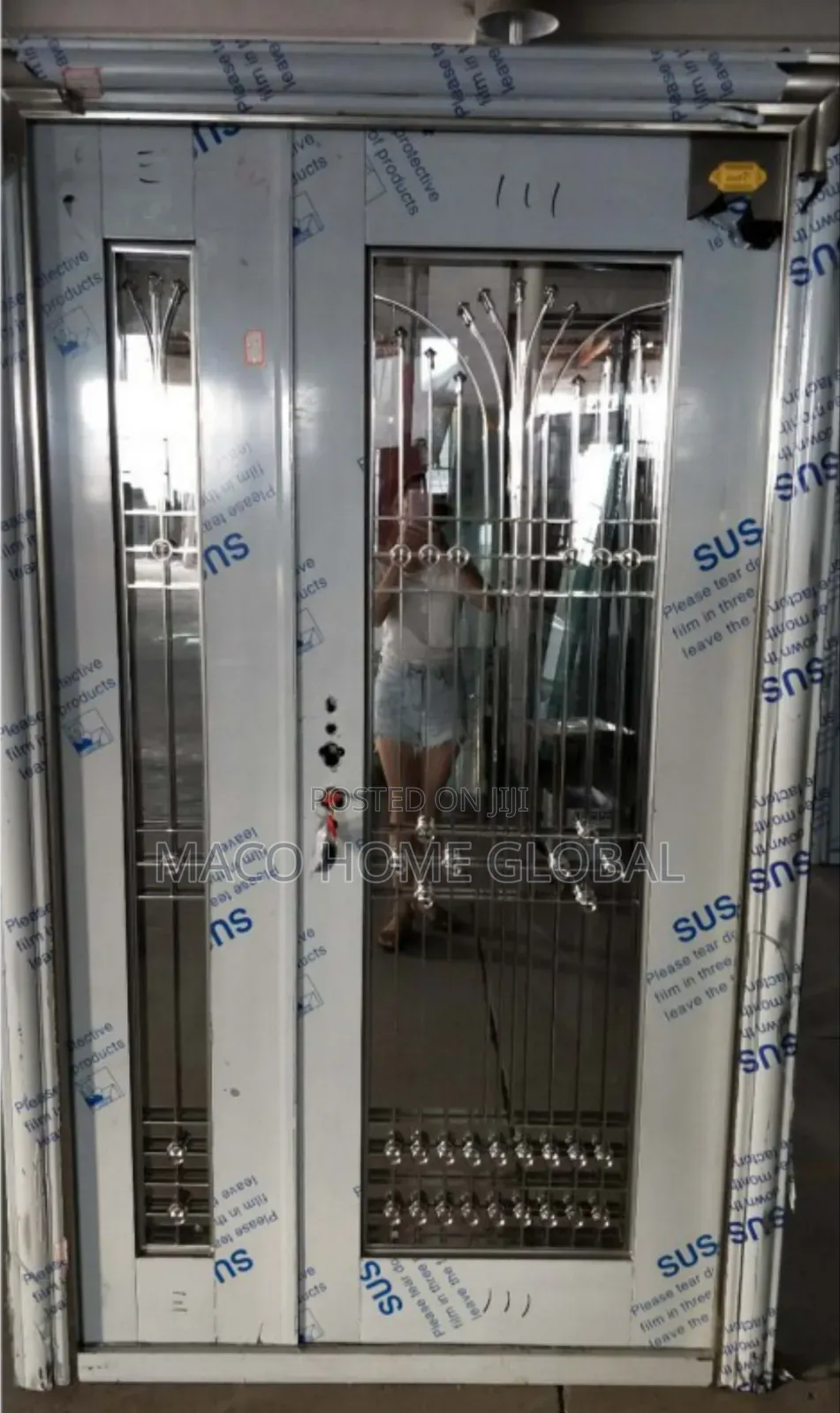 Stainless Steel Door. 4ft by 7ft