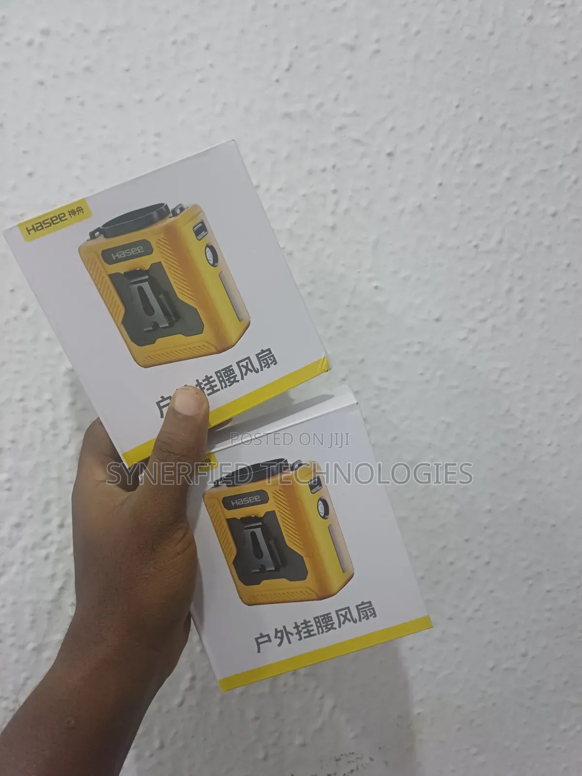 Portable Outdoor Waist Fan Hanging Neck Strong Wind Led Lighting