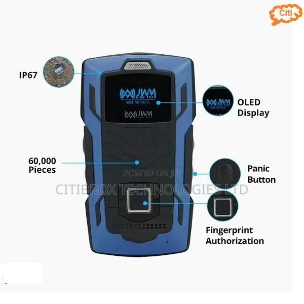 Guard Tour System Jwm-5000zg 4g Gps Real Time Fingerprint