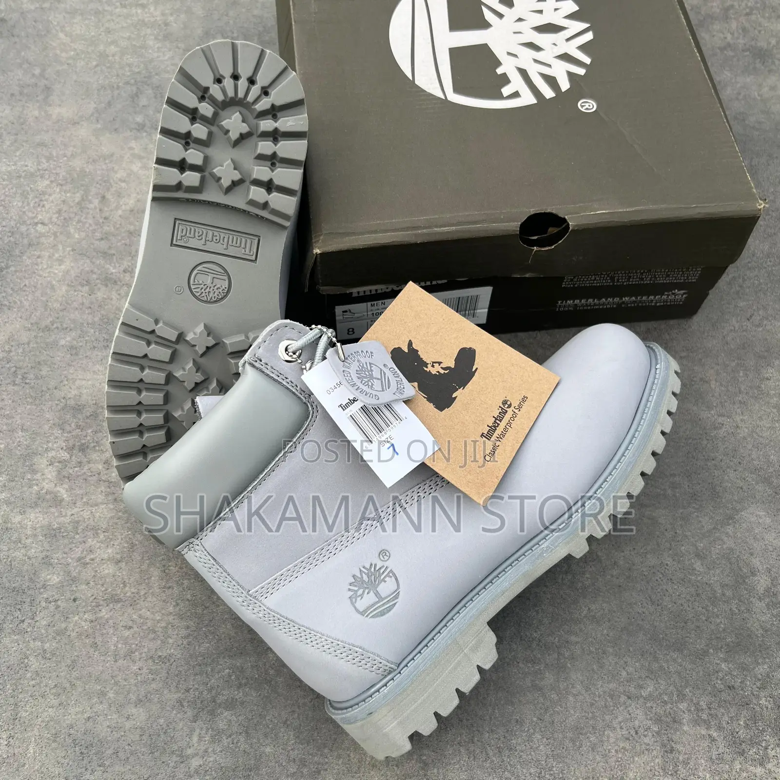 Original Timberland Premium 6-Inch Waterproof Boot Grey