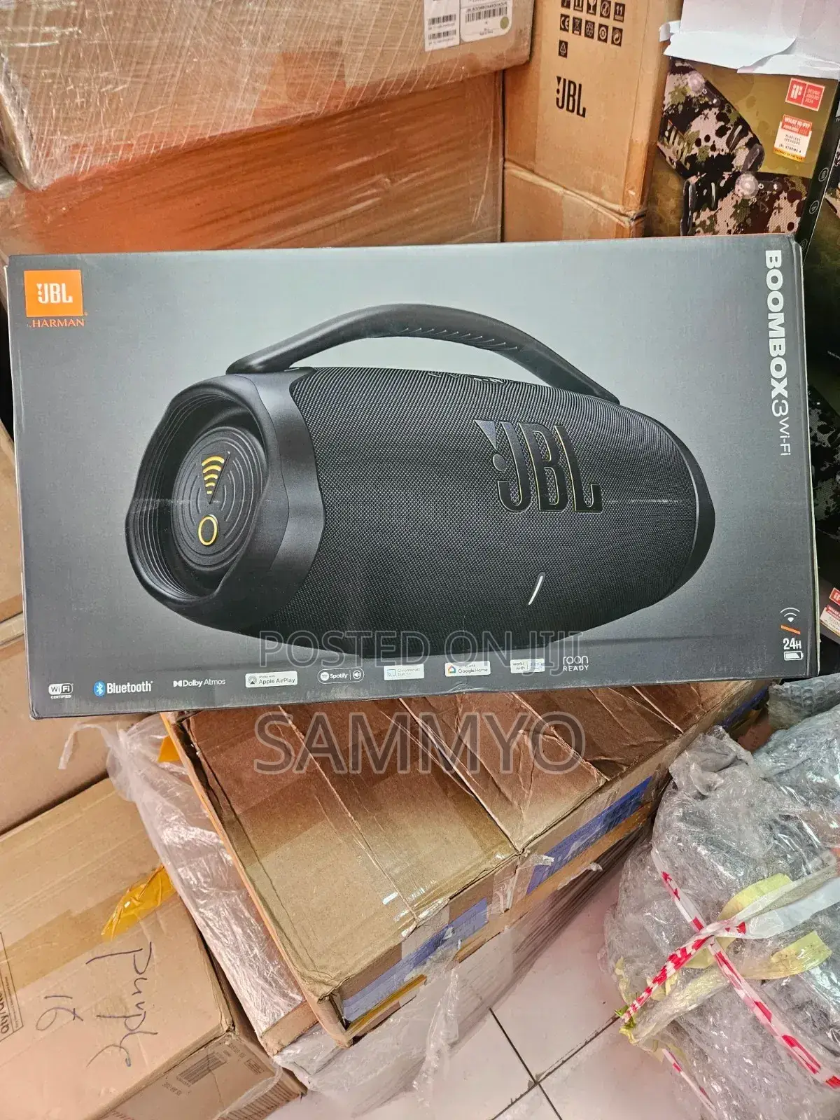 Brand New JBL Boombox3 Wi-Fi. Black