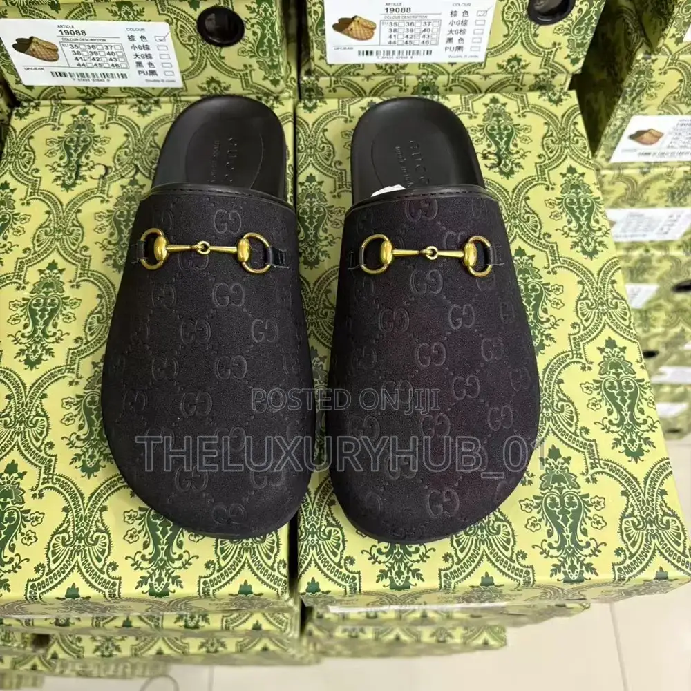 Luxury Gucci Unisex Slip on Mules