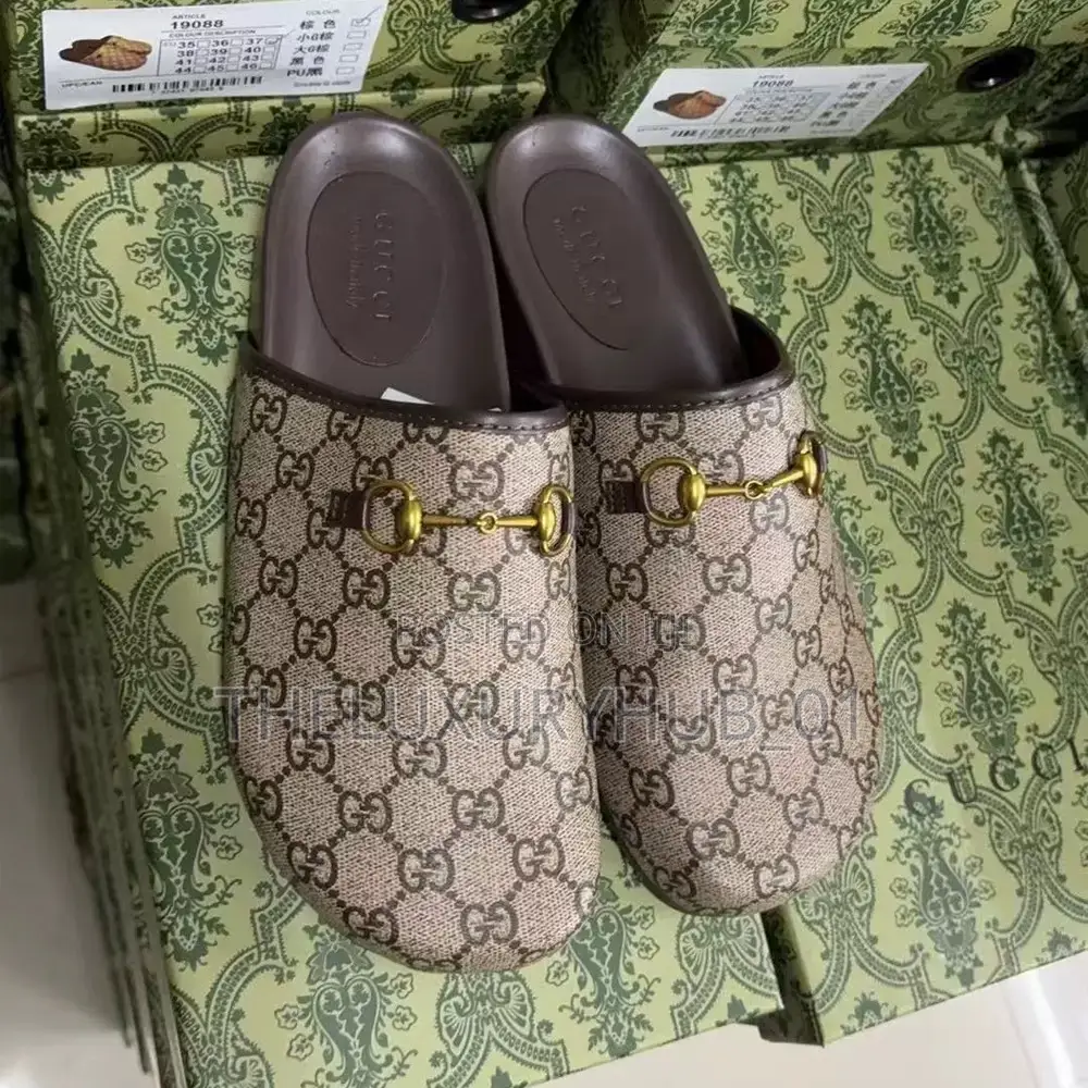 Luxury Gucci Unisex Slip on Mules