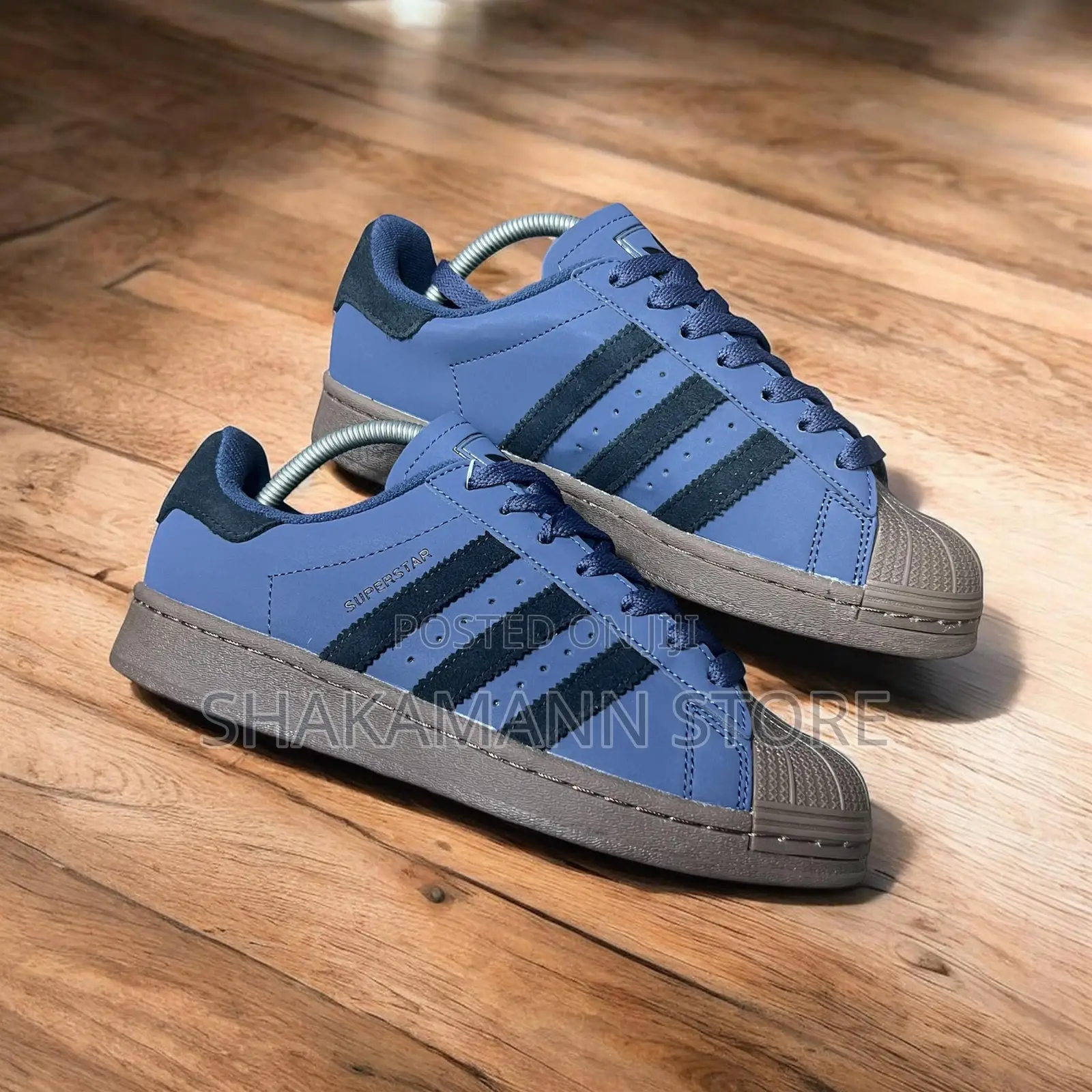 High Quality Adidas Superstar Navy Blue Sneakers