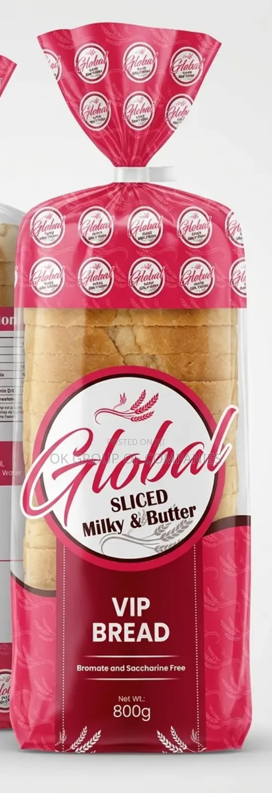 Bread Nylon Sleeves Wrappers Printing Sleeves in Owerri Nigeria