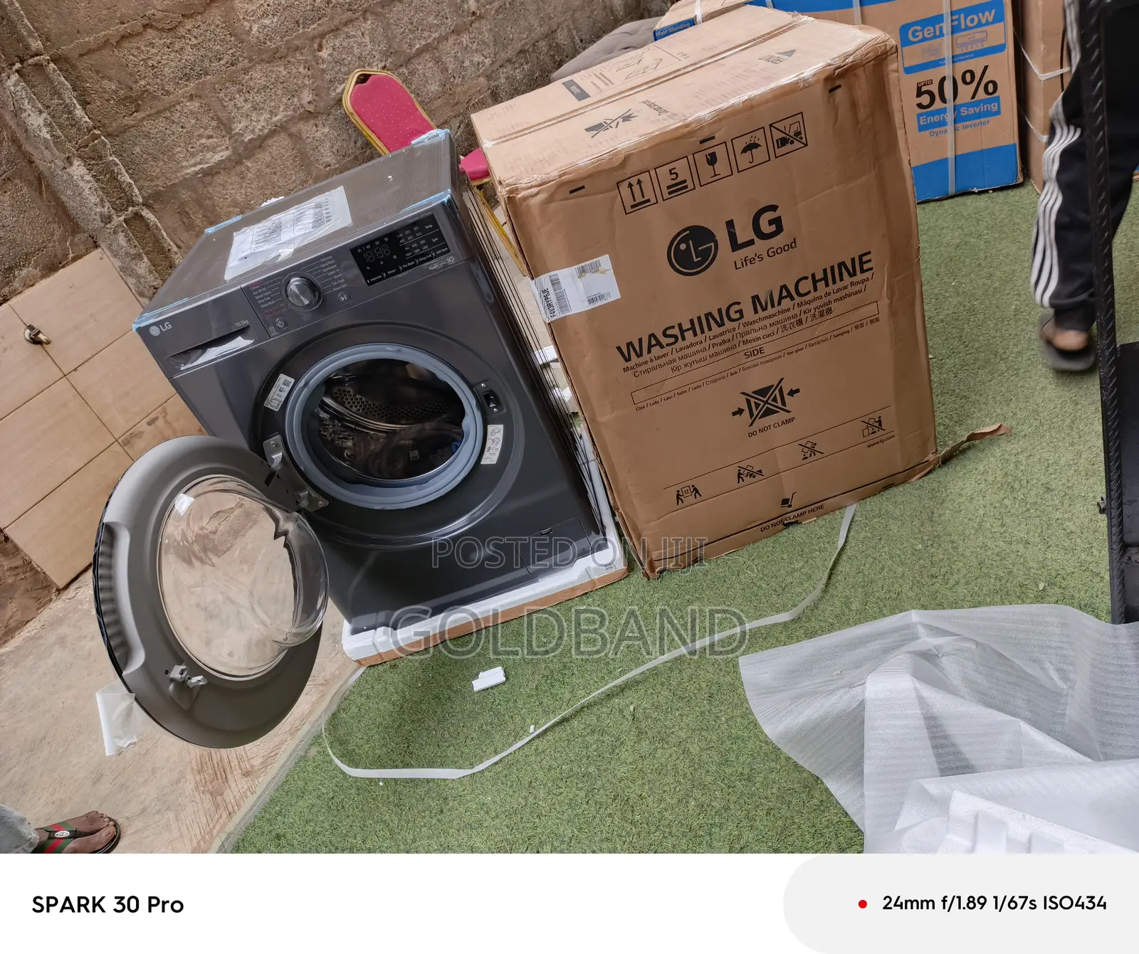 Lg 10.5kg Laundry Washing and Spin Machine