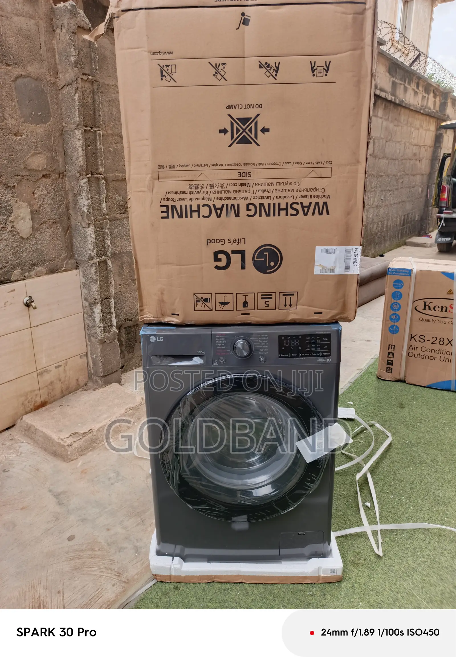 Lg 10.5kg Front Loader for Heavy Laundry