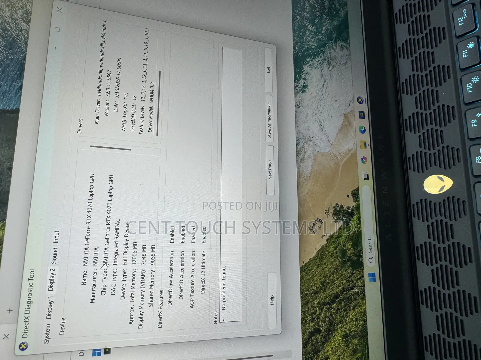 Laptop Alienware M16 R2 16GB Intel Core Ultra 7 SSD 1T