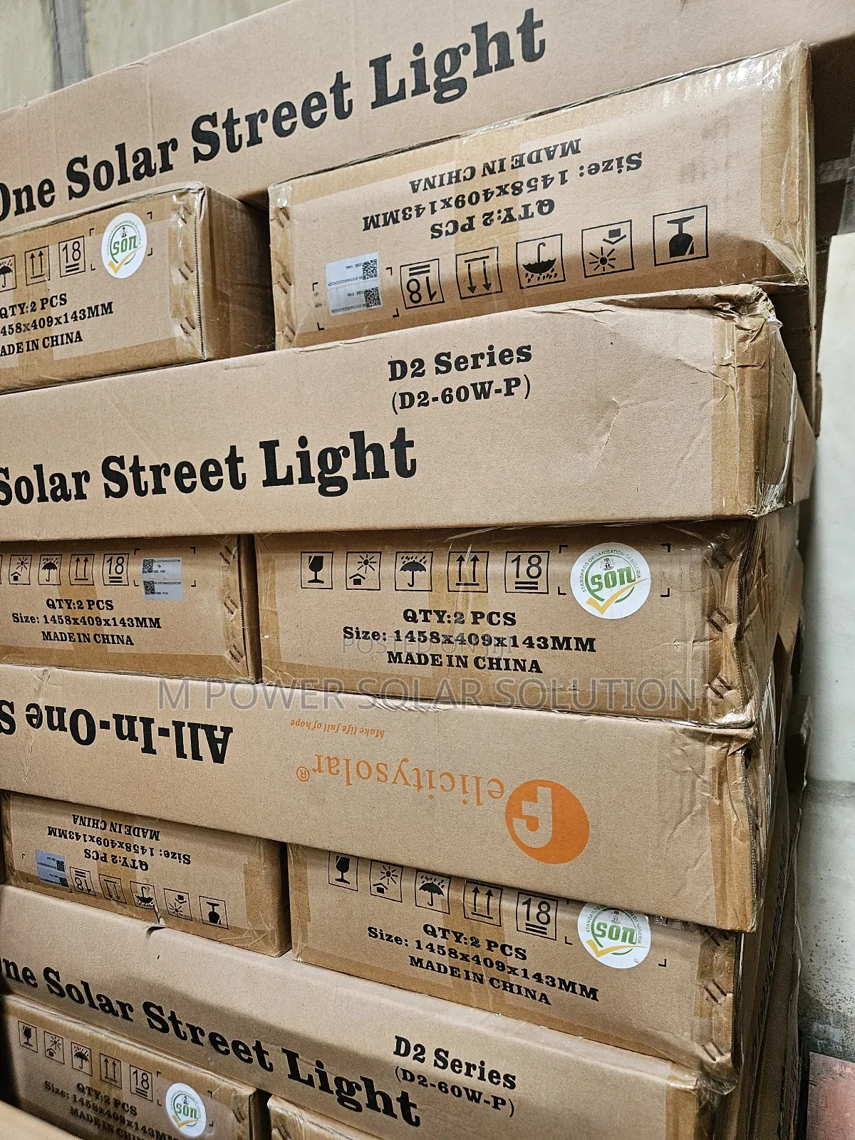 60w D2 Felicity Solar Street Lights