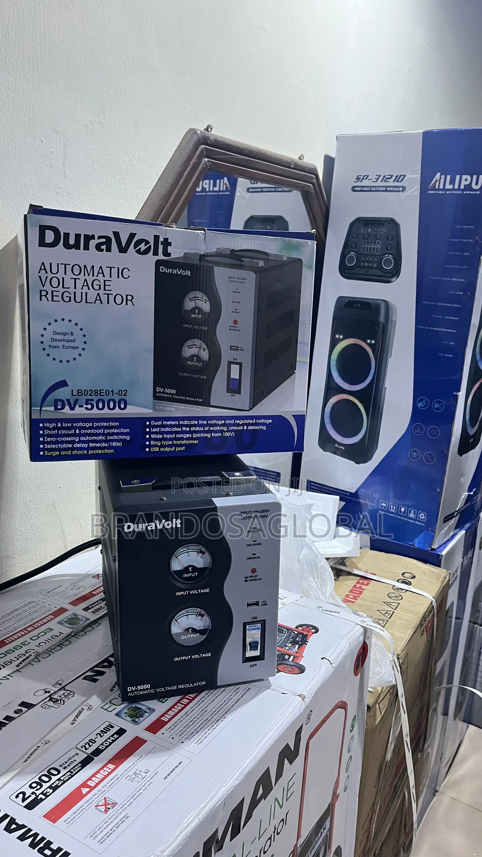 Duravolt Automatic Voltage Regulator Dv-5000[Lb028e01-0]Energy Saving
