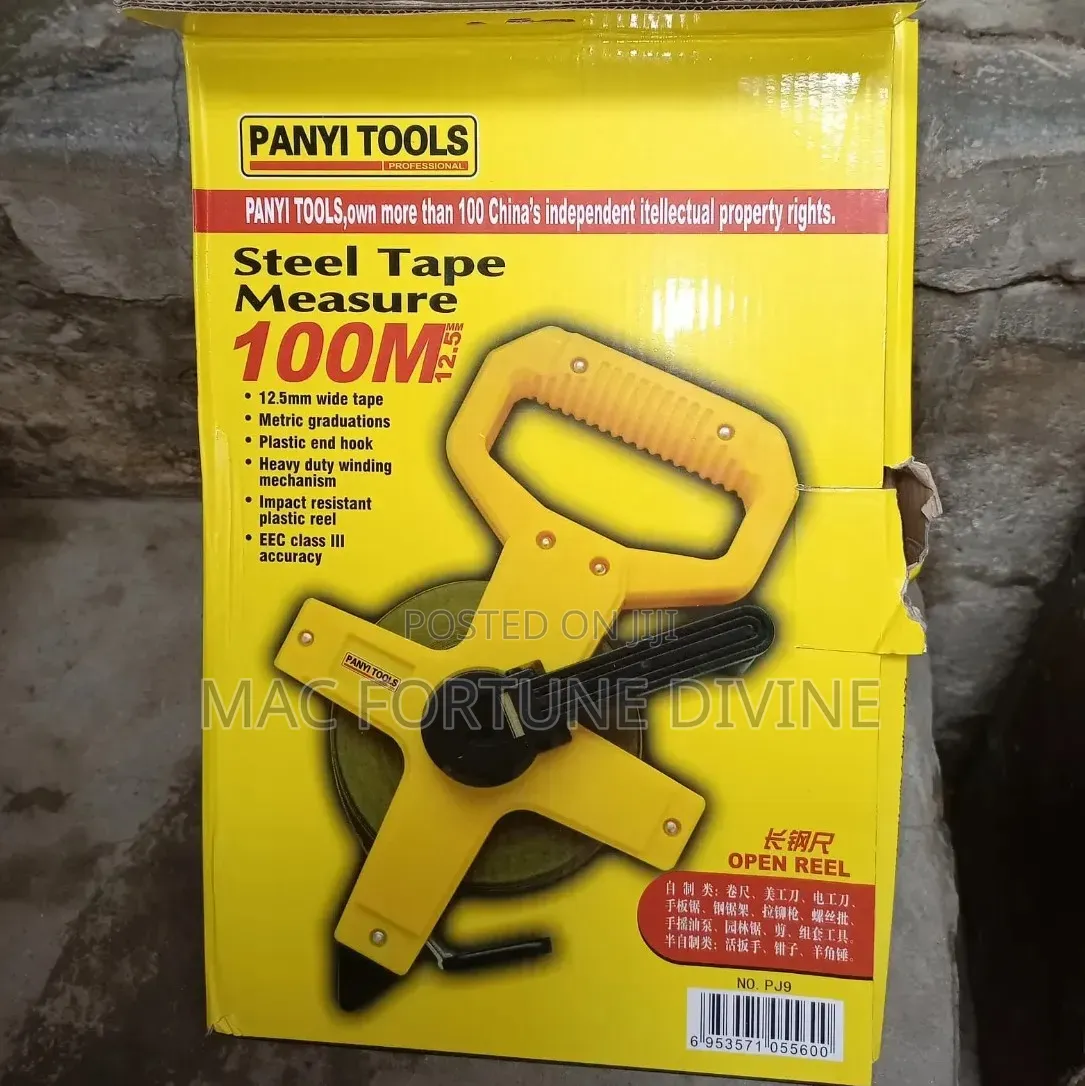 Panyi Tools 100-Meter Professional Steel Tape Measure