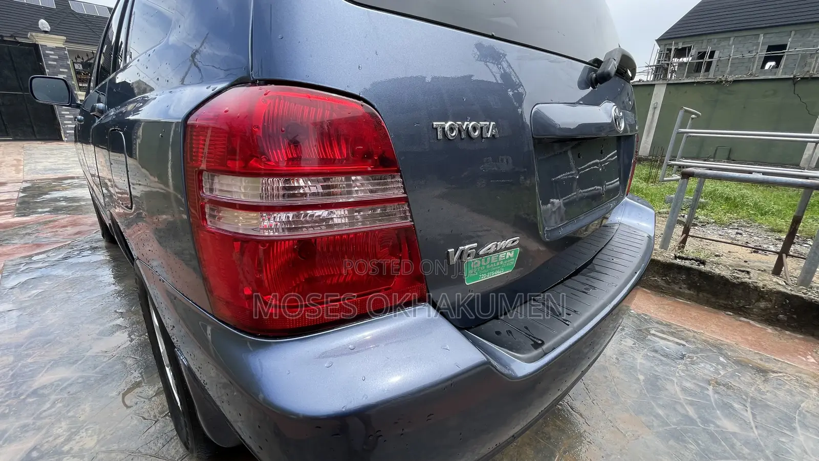 Toyota Highlander Limited V6 AWD 2002 Gray