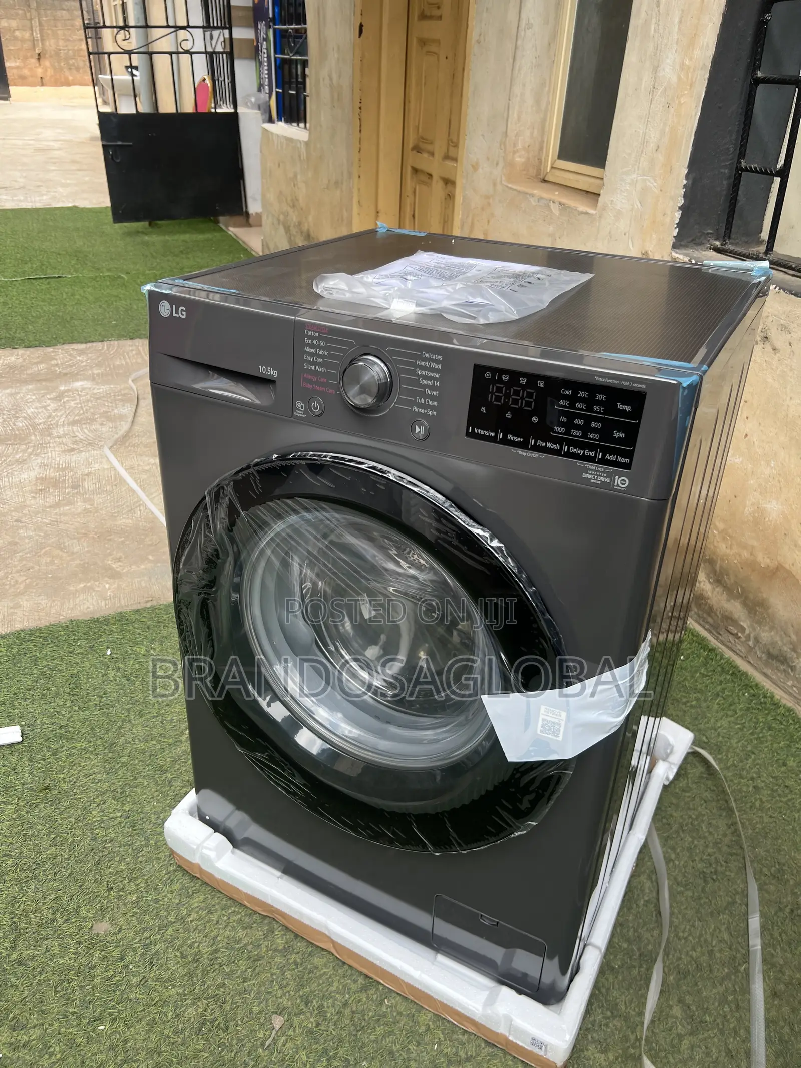 Lg Frontload 10.5kg Washing Machine[F4v3ryp6je]Energy Saving Machine