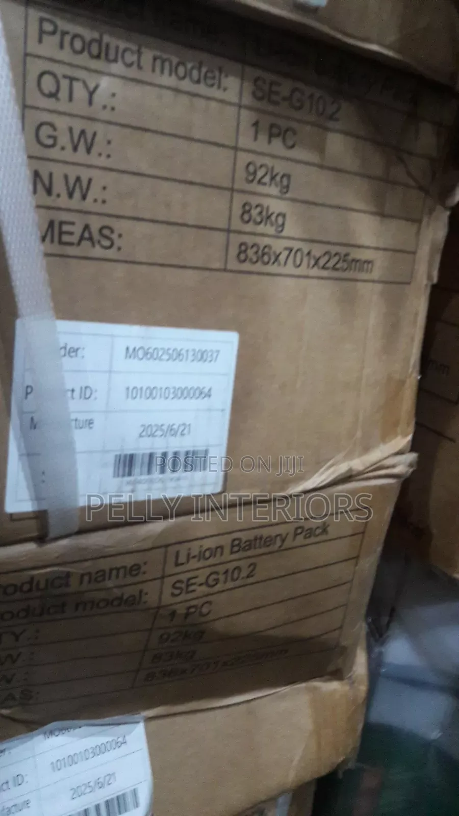 Deye 10kwh Lithium Ion Battery