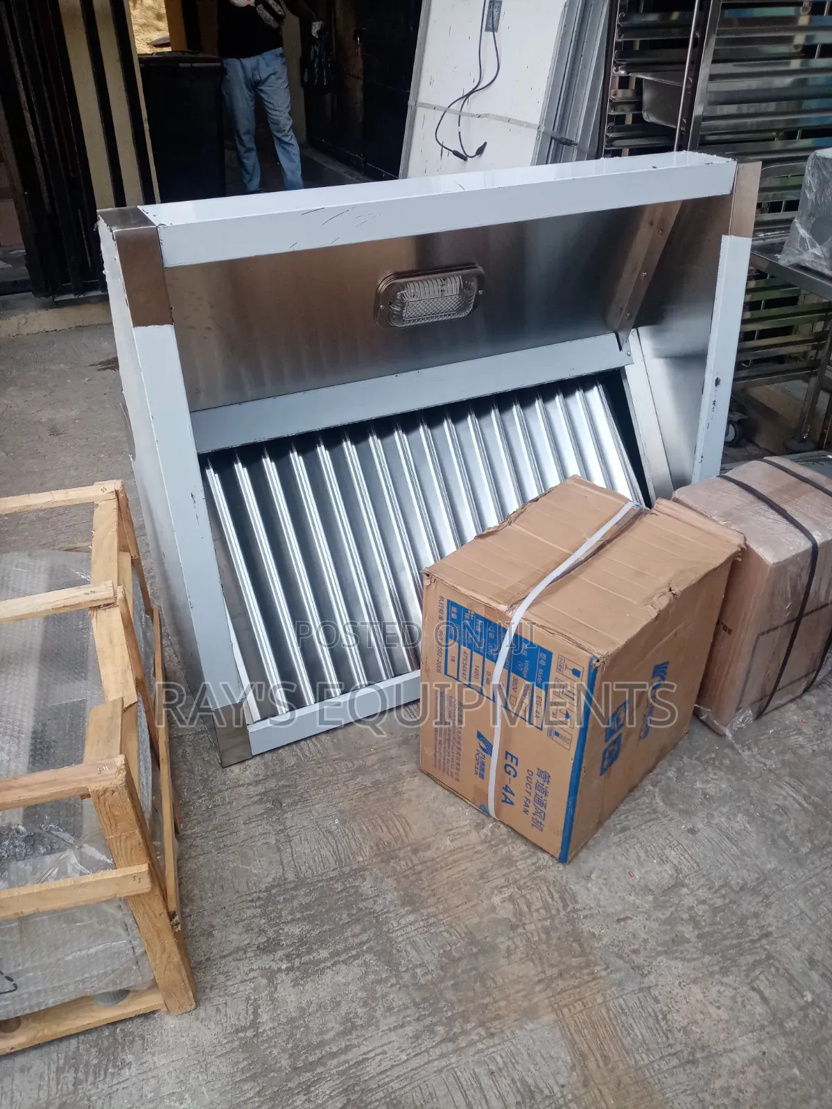 4ft/5ft/6ft/7ft Industrial Kitchen Hood With Fan