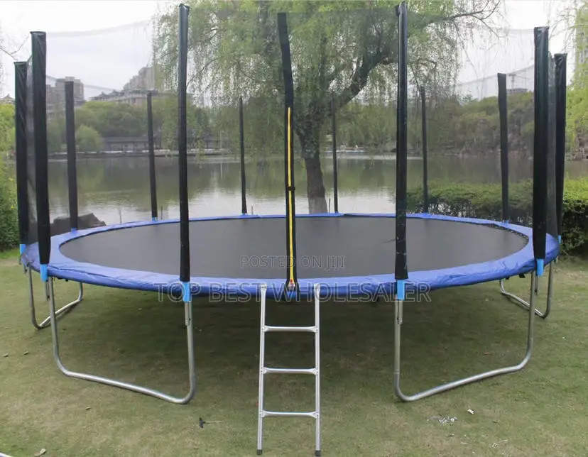 14fit Kids Trampoline With Safety Net and Strong Frame
