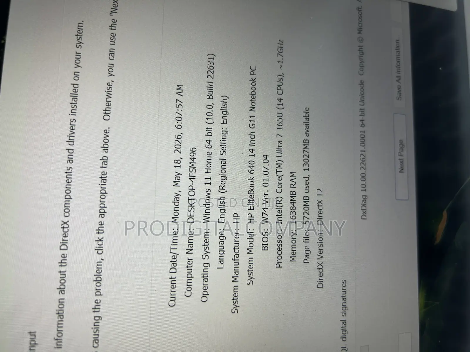 Laptop HP EliteBook 640 G11 16GB Intel Core Ultra 7 SSD 512GB