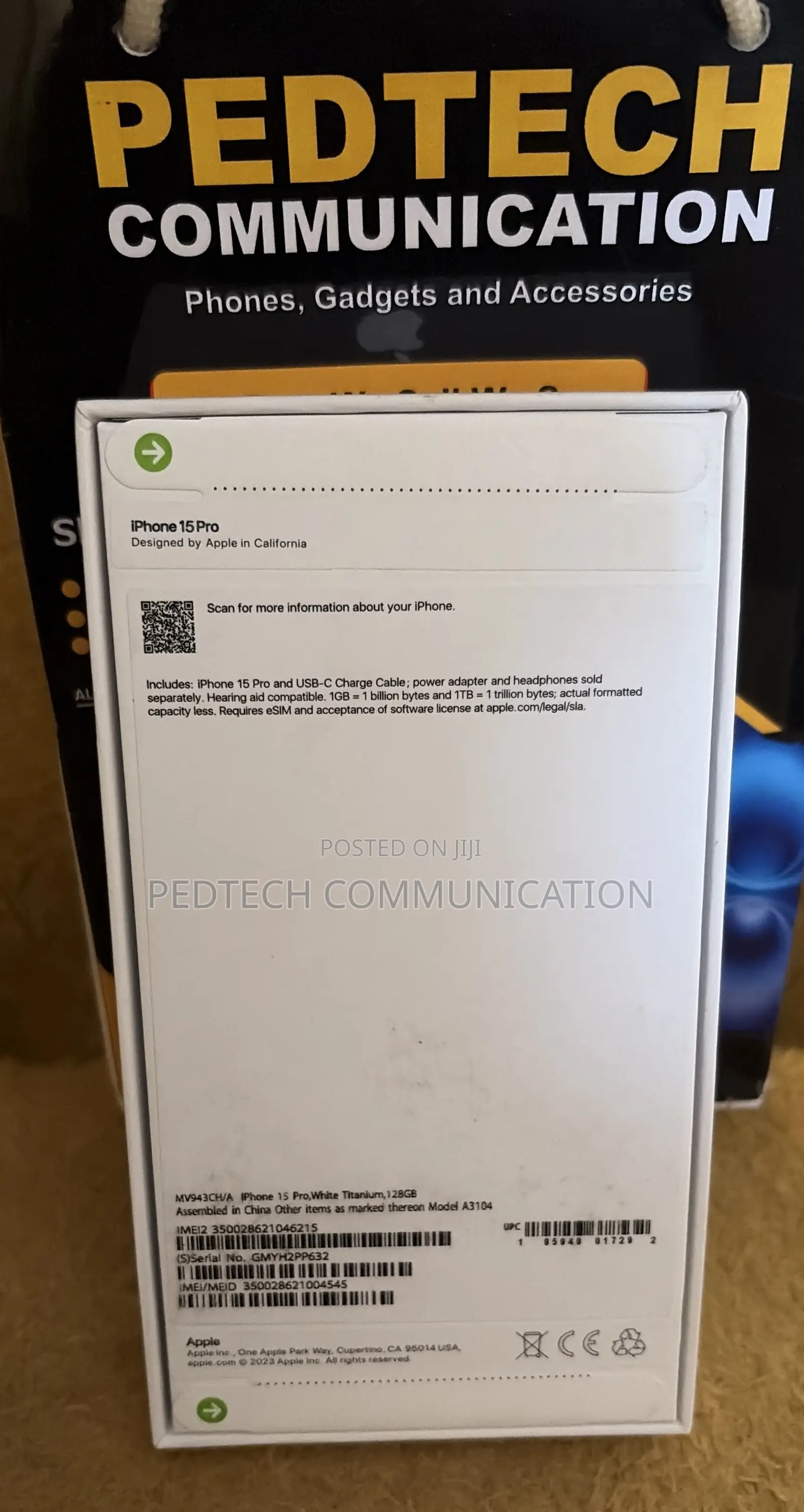 New Apple iPhone 15 Pro 128 GB White