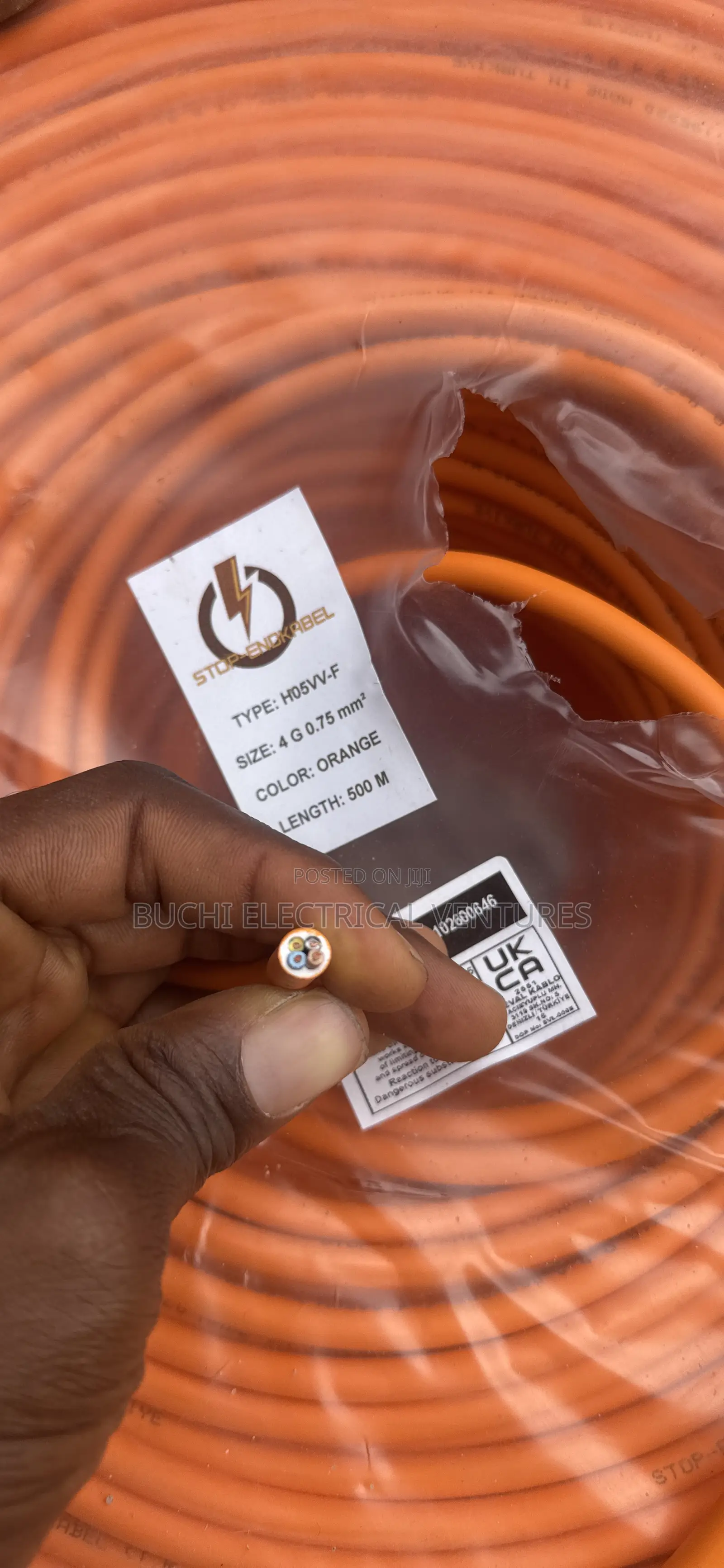 0.75mmx4core Flexible Cable ( Stop-End )