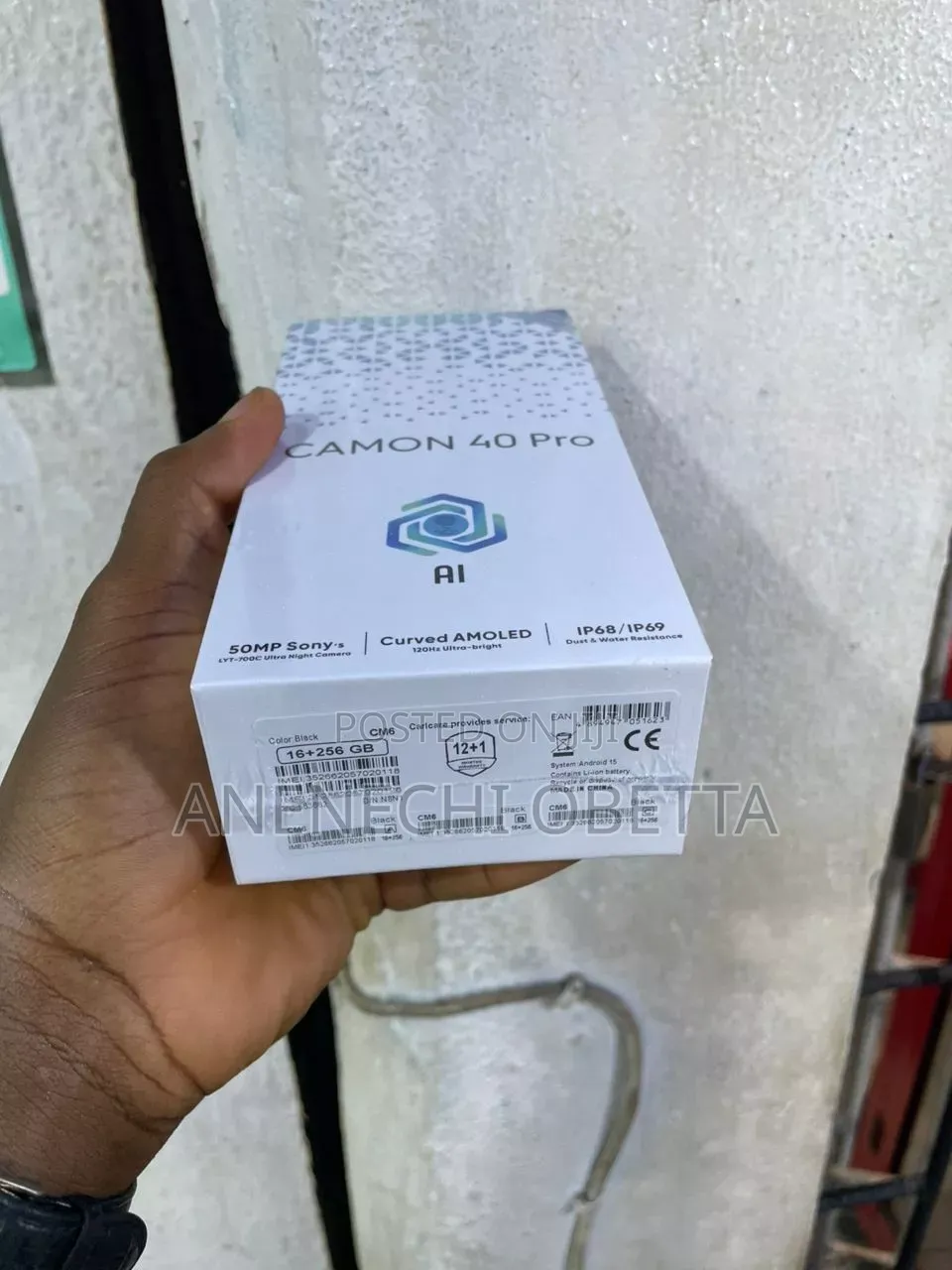 New Tecno Camon 40 Pro 4G 256 GB