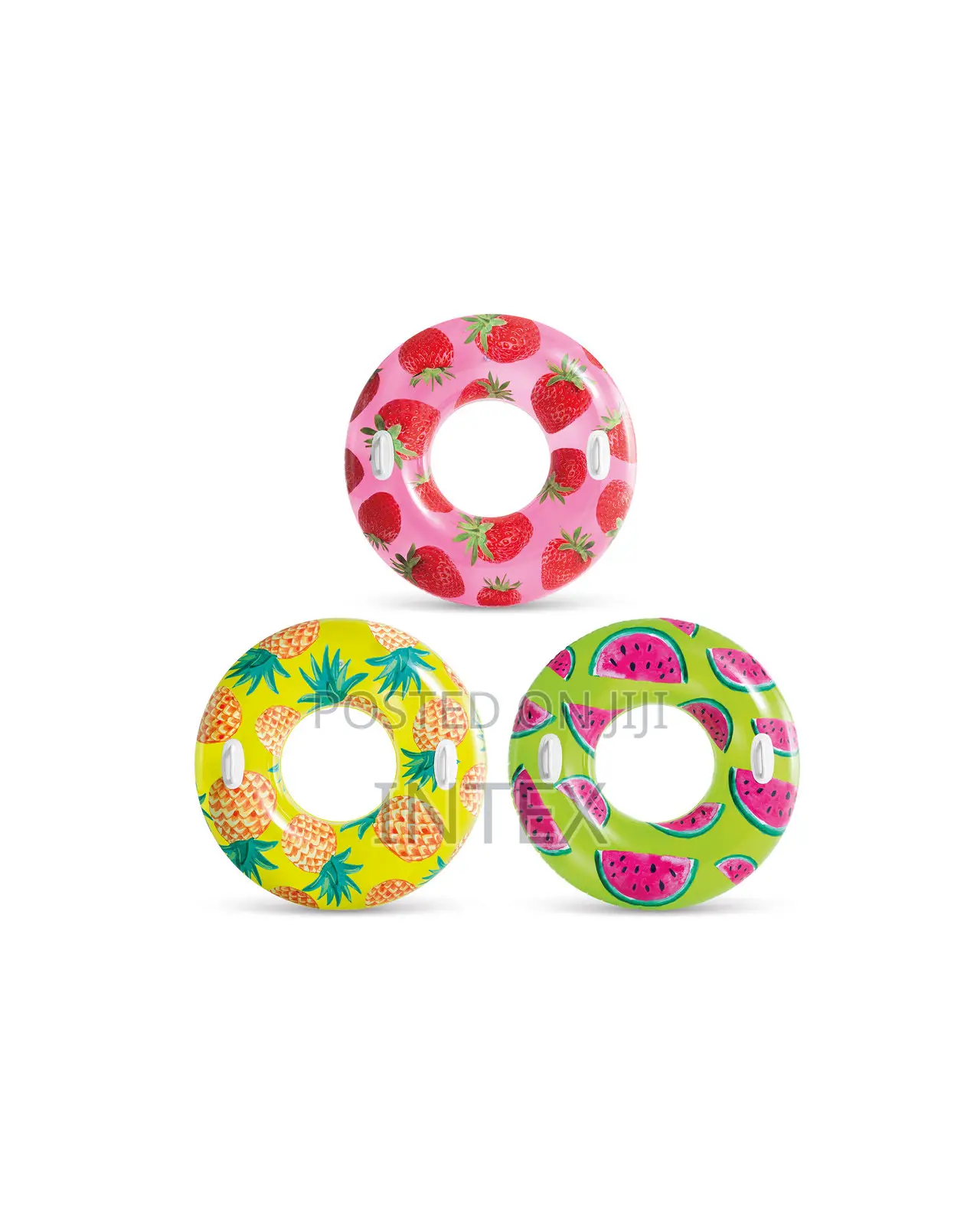 Tropical Fruit Inflatable Swim Tubes - Assortment