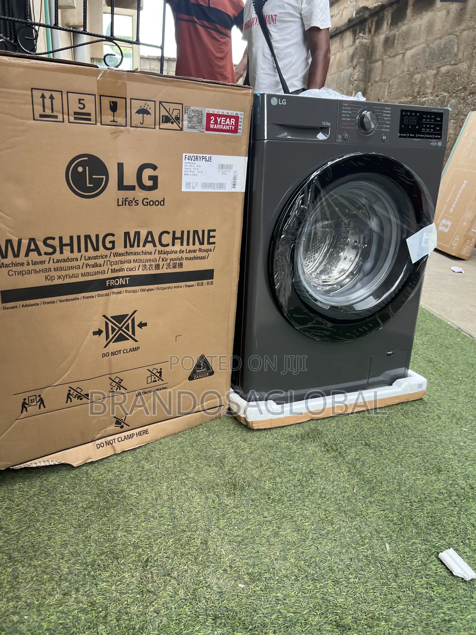 Lg Frontload 10kg Washing Machine [F4v3ryp6je]Home Laundry Solution