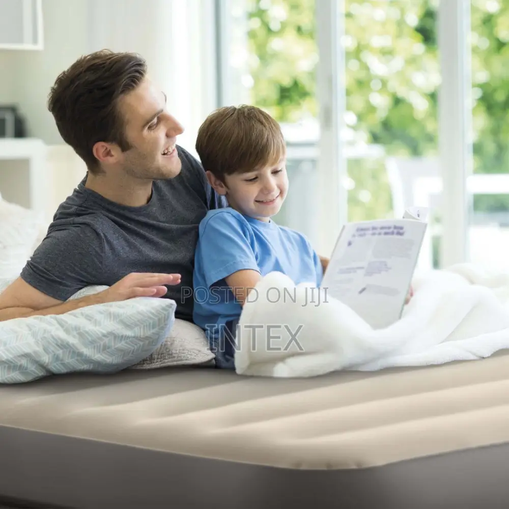Queen Dura-beam Prime Comfort Elevated Airbed With Built-in Pump