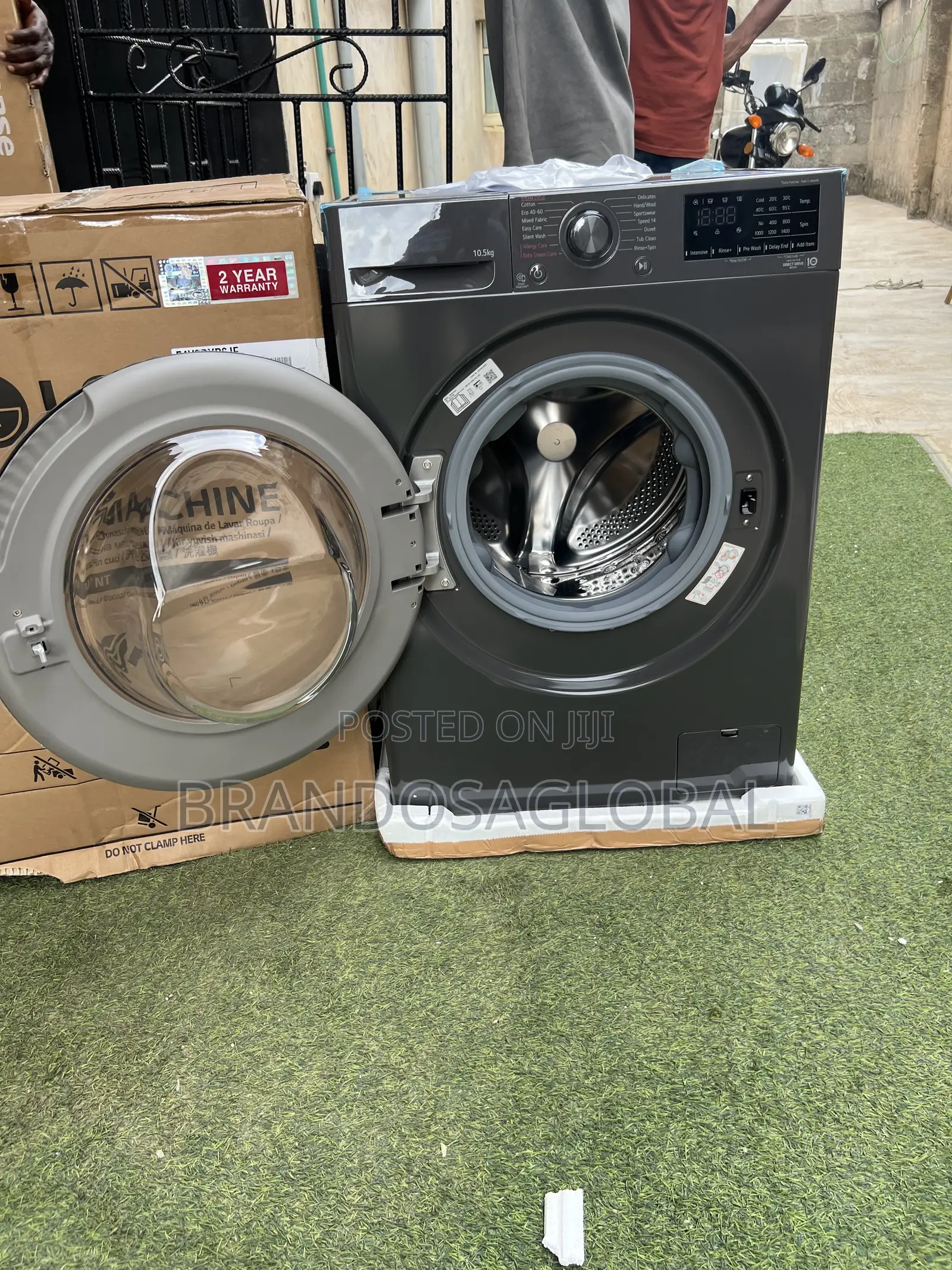 Lg Frontload 10kg Washing Machine [F4v3ryp6je]Premium Home Laundry