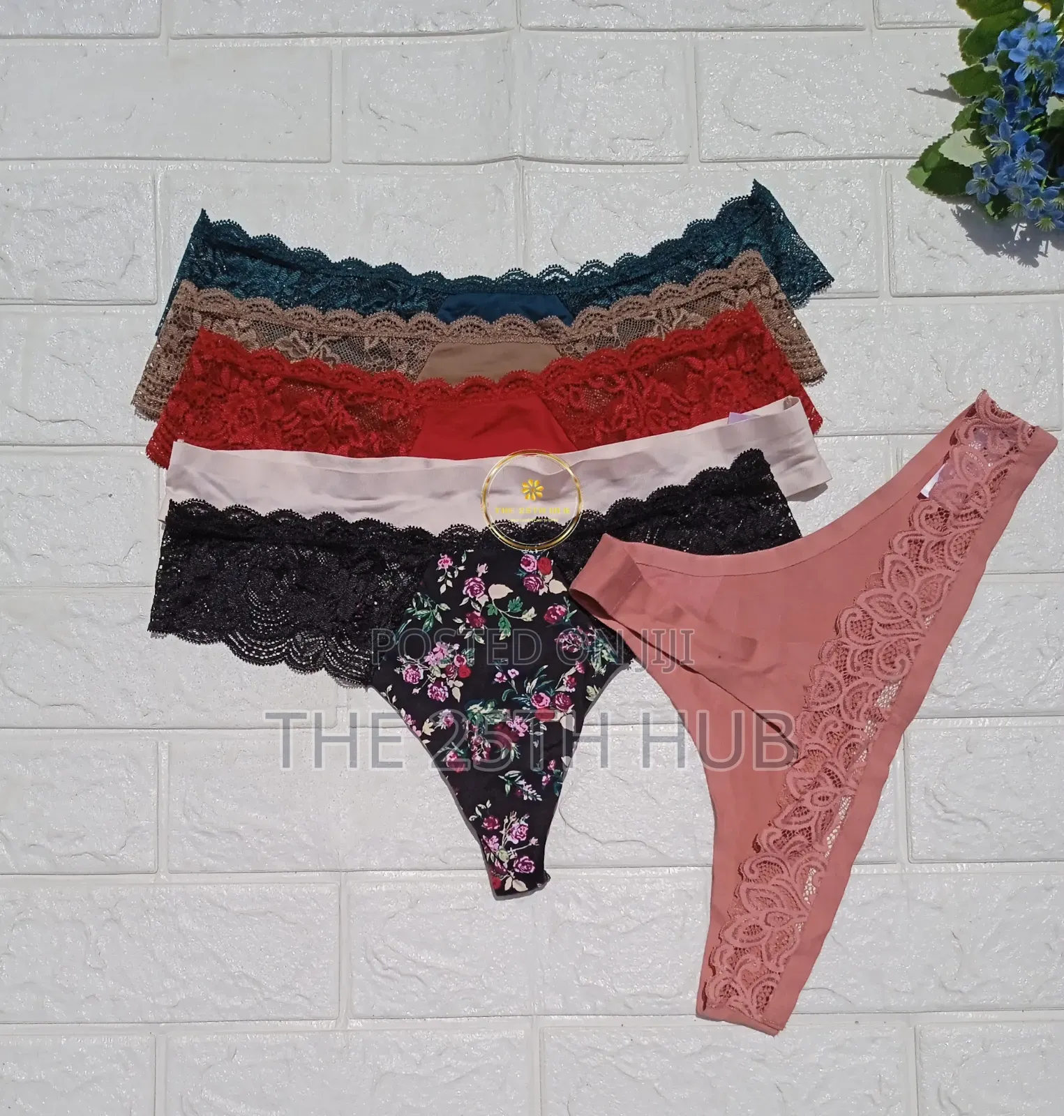 Assorted Lace Thong Set for Ladies