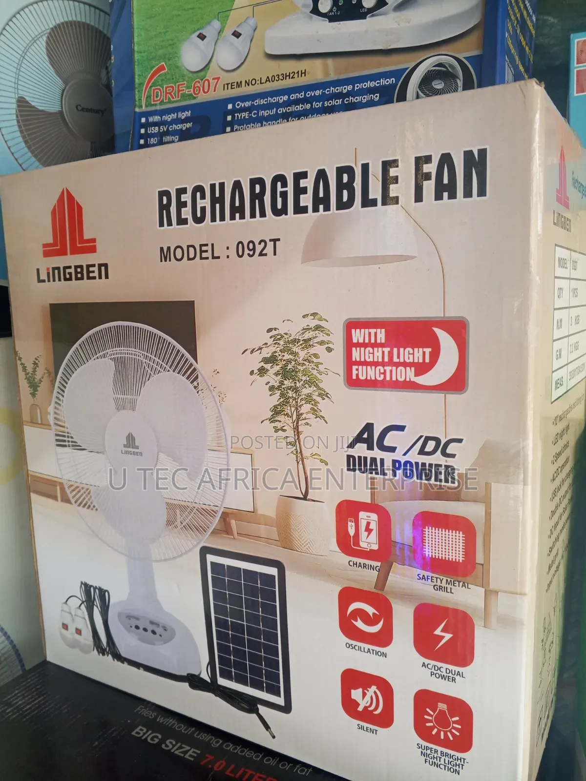 Rechargeable Fan
