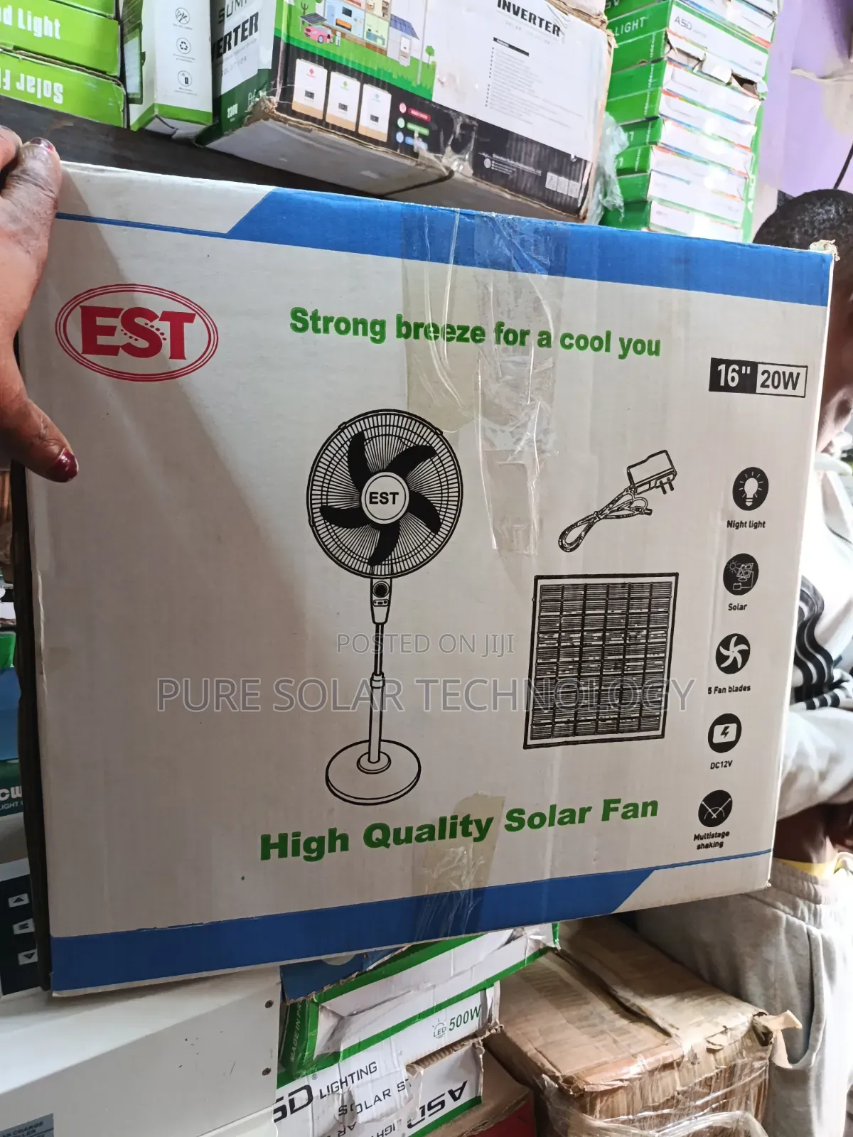 Solar Lightingllll Fan