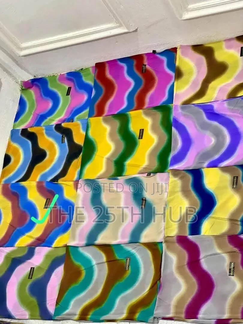Multicolored Chiffon Scarf for Women