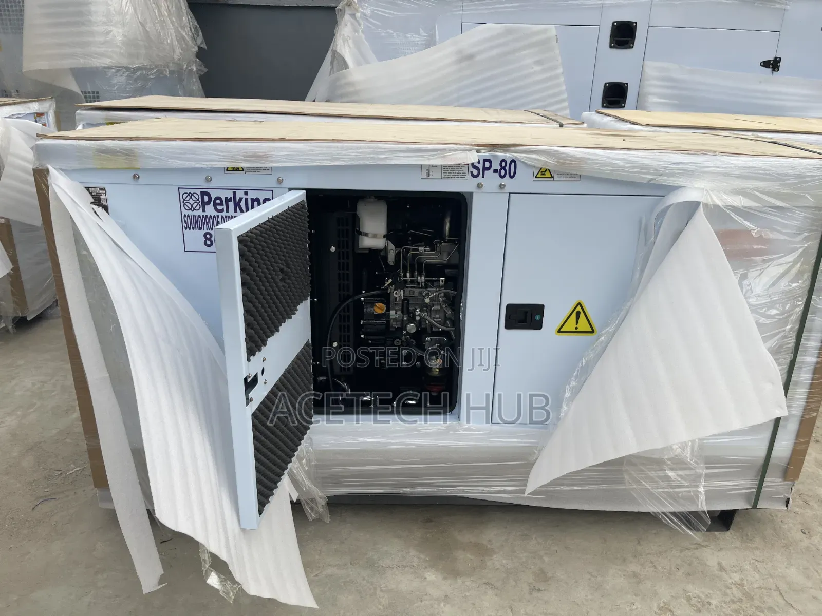 Perkins 80kva Generator Set for Factory, Hotel Office Use