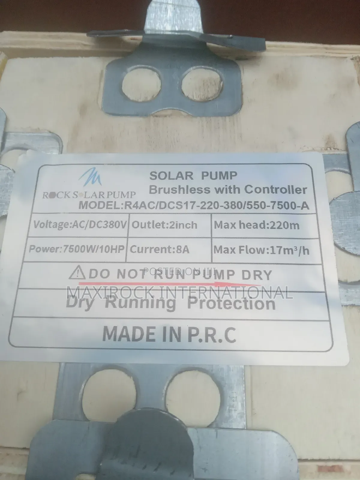 10hp Ac Dc Solar Submersible Pump