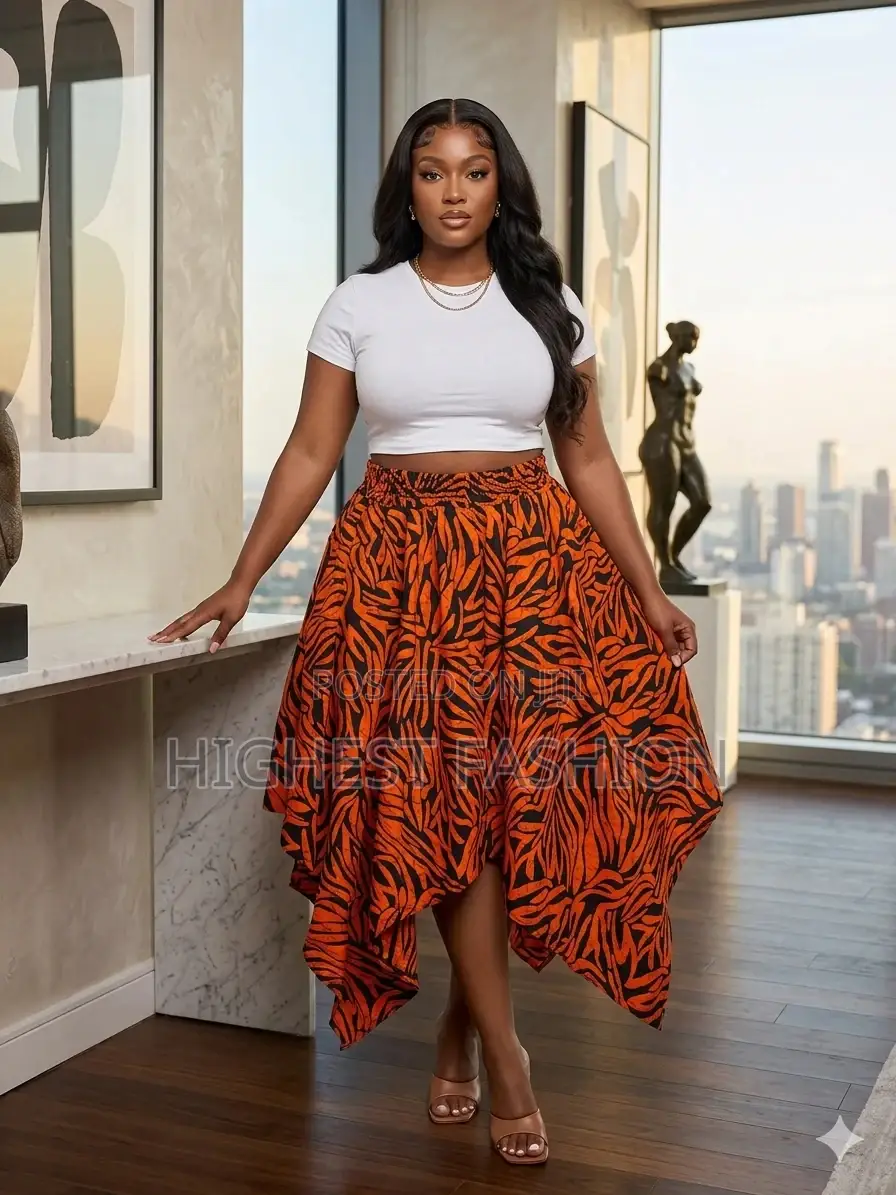 Shirt and Handkerchief Skirt - Style 766