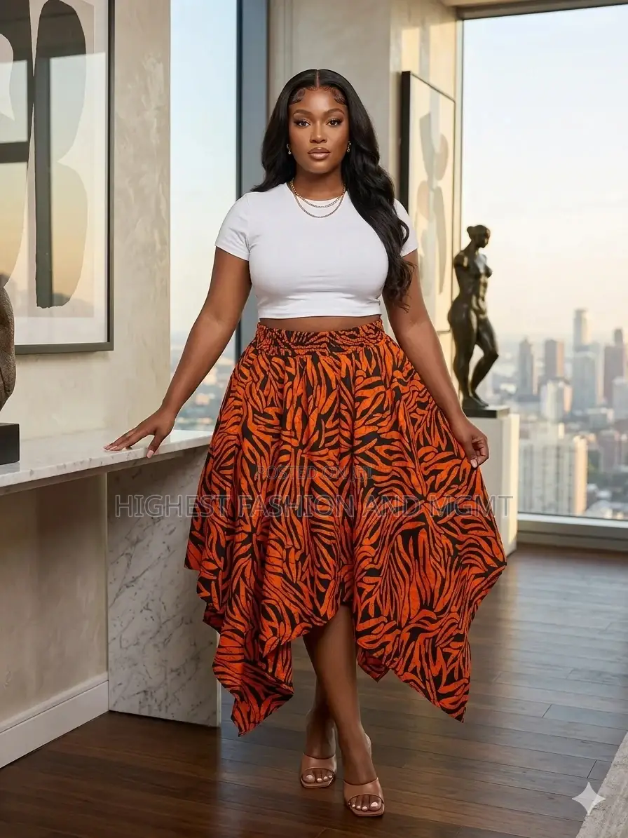 Shirt and Handkerchief Skirt - Style 766