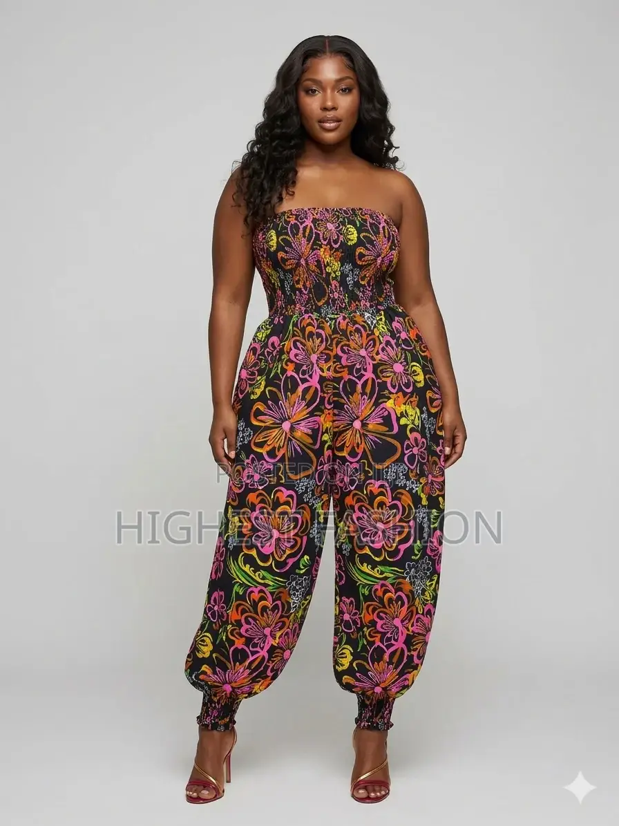 Smocked Jumpsuit - Style 879