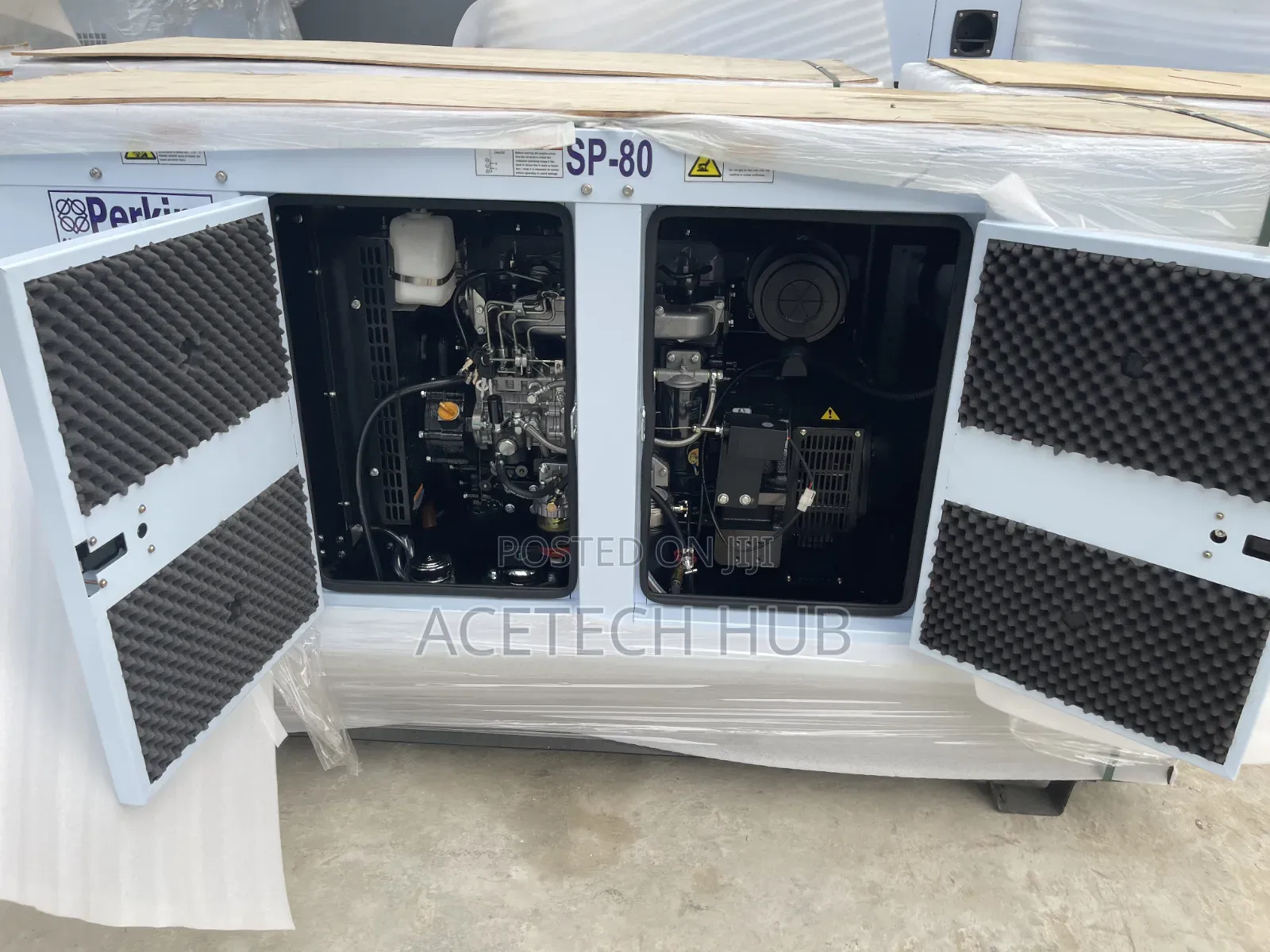 Top Condition Perkins 80kva Soundproof Generator