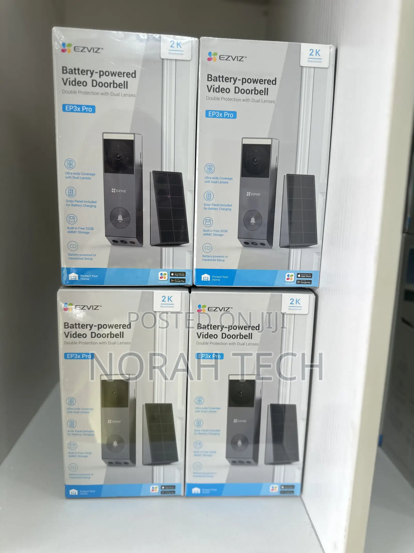 Ezviz Cs-Ep3x Pro Battery Powered Video Doorbell
