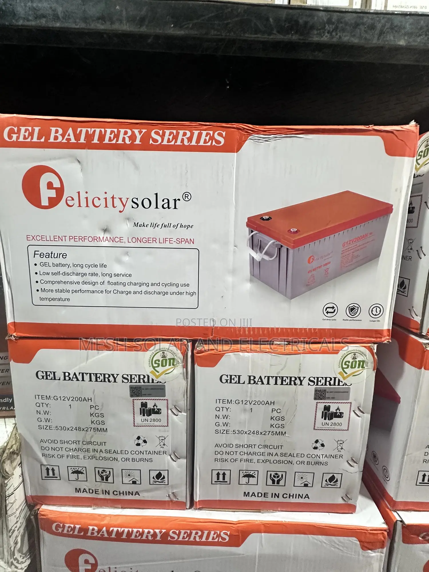 200ah Gel Battery Felicity