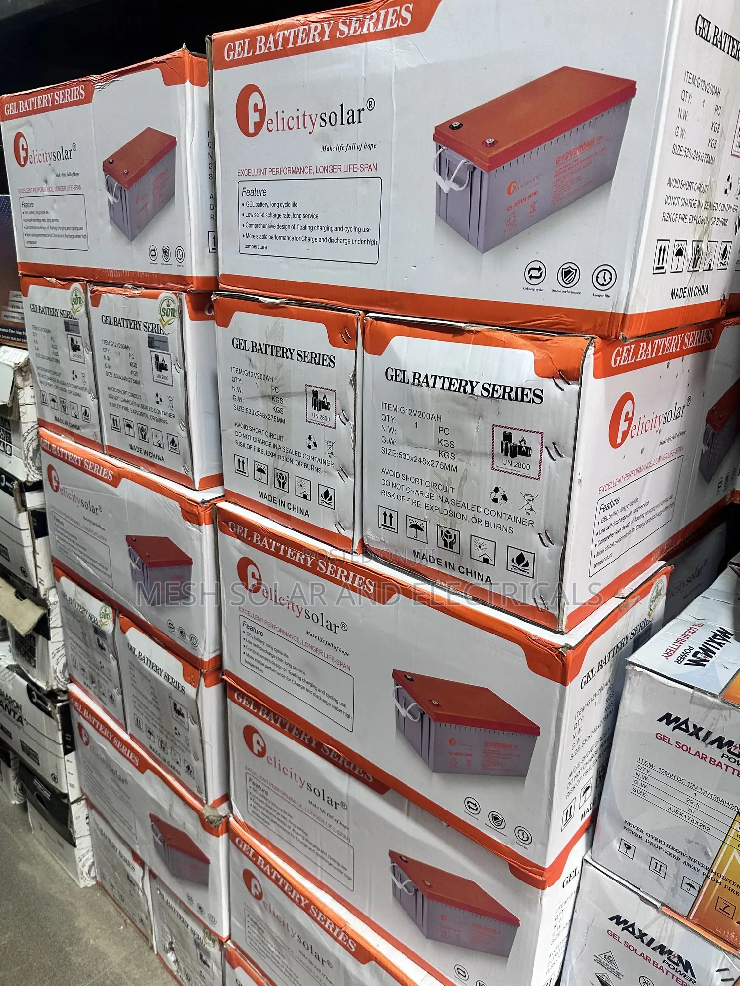 200ah Gel Battery Felicity