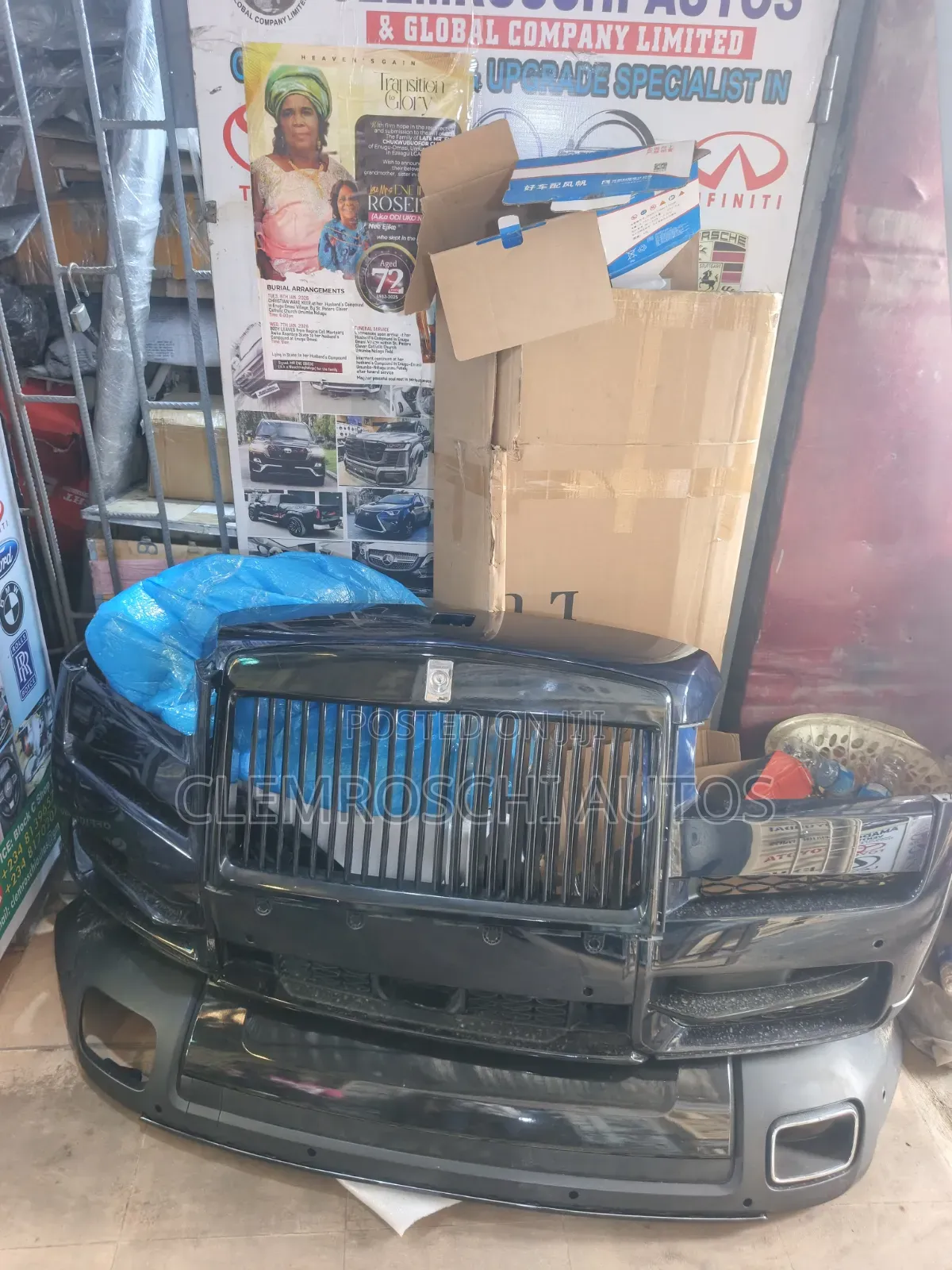 High Quality Certified Complete Front/Back Bumper Rolls Royce Cullinan