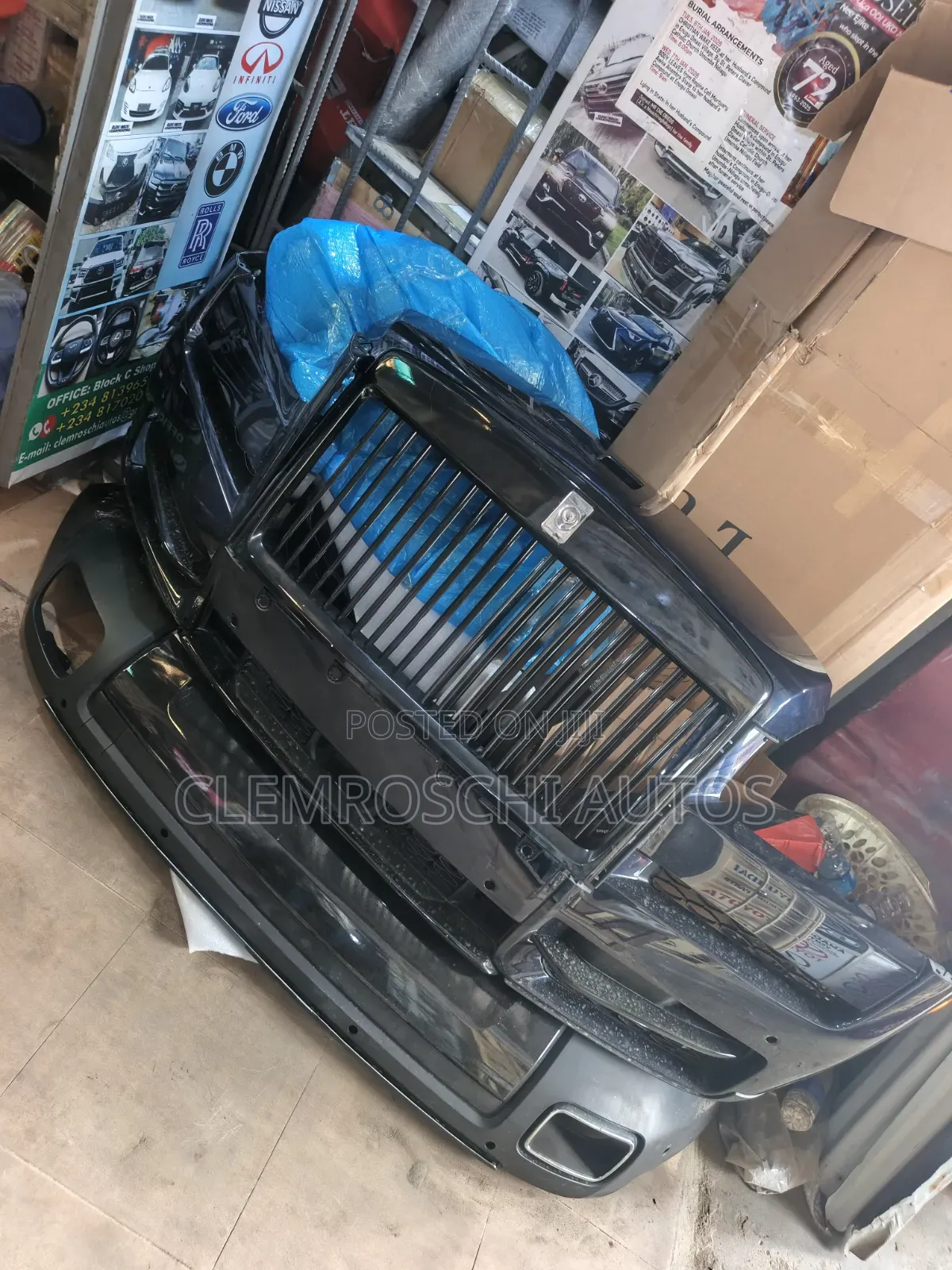 High Quality Certified Complete Front/Back Bumper Rolls Royce Cullinan