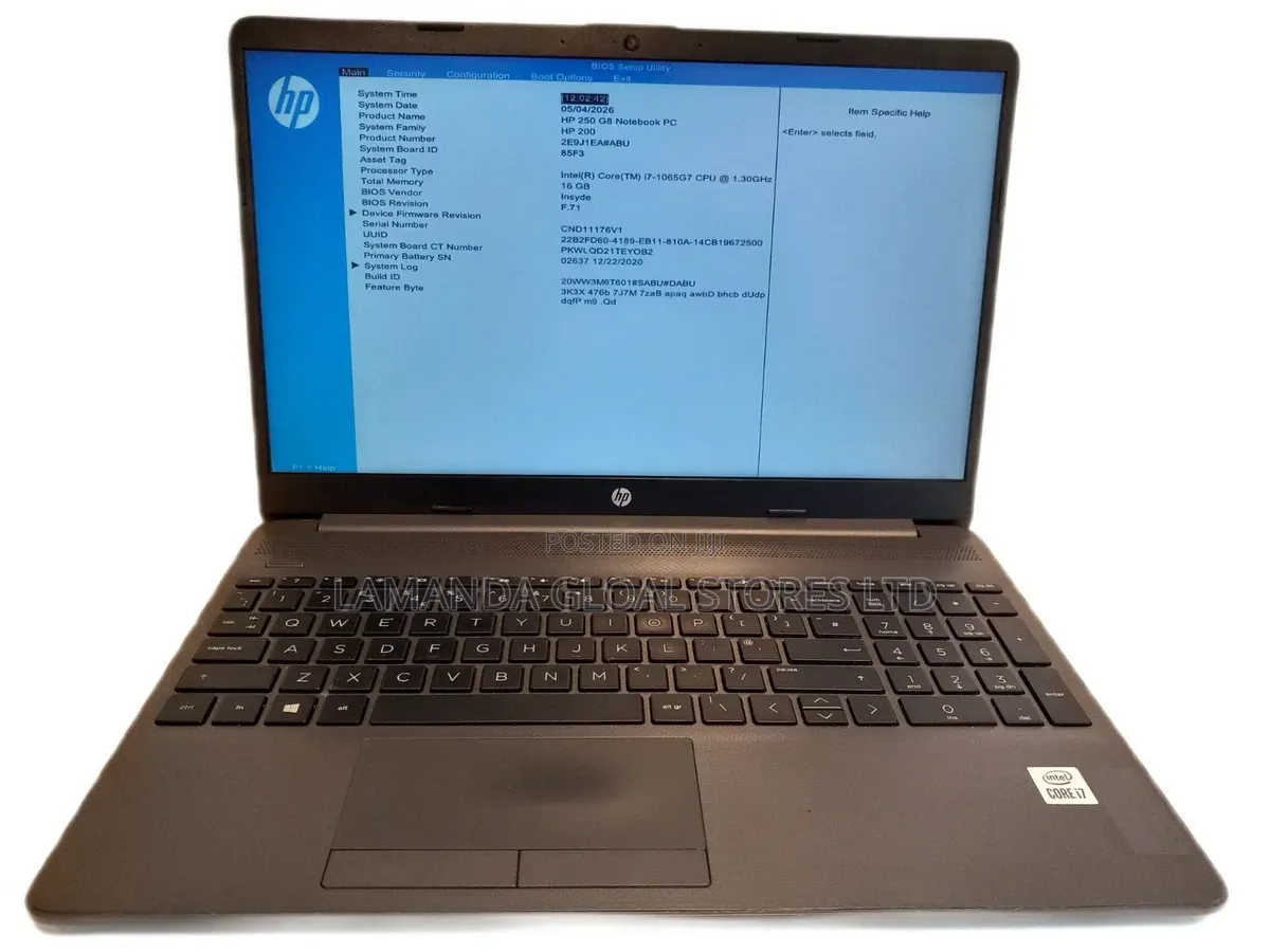 New Laptop HP 250 G8 4GB Intel Pentium HDD 1T