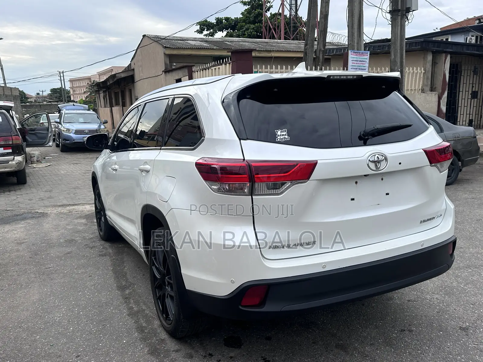Toyota Highlander Limited V6 4x2 (3.5L 6cyl 6A) 2016 White