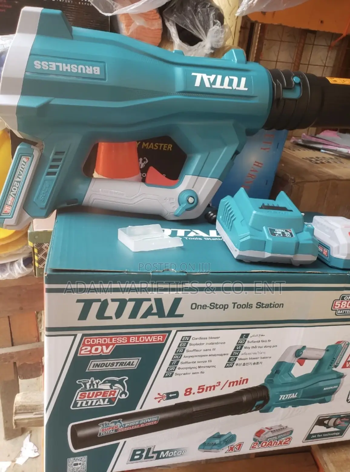 Total 20v Lithium-Ion Brushless Cordless Blower .