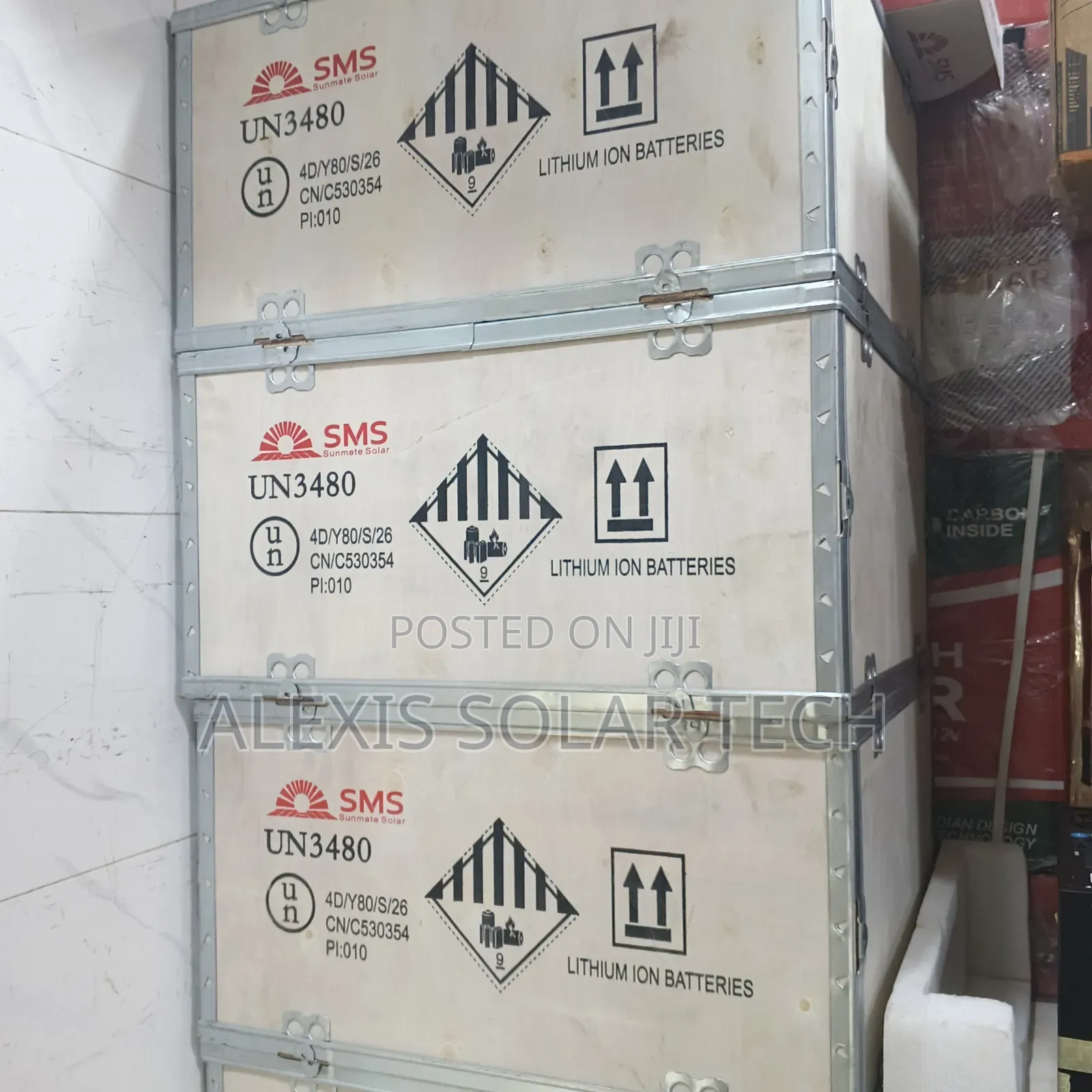 7.2kwh 24v SMS Solar Lithium Battery