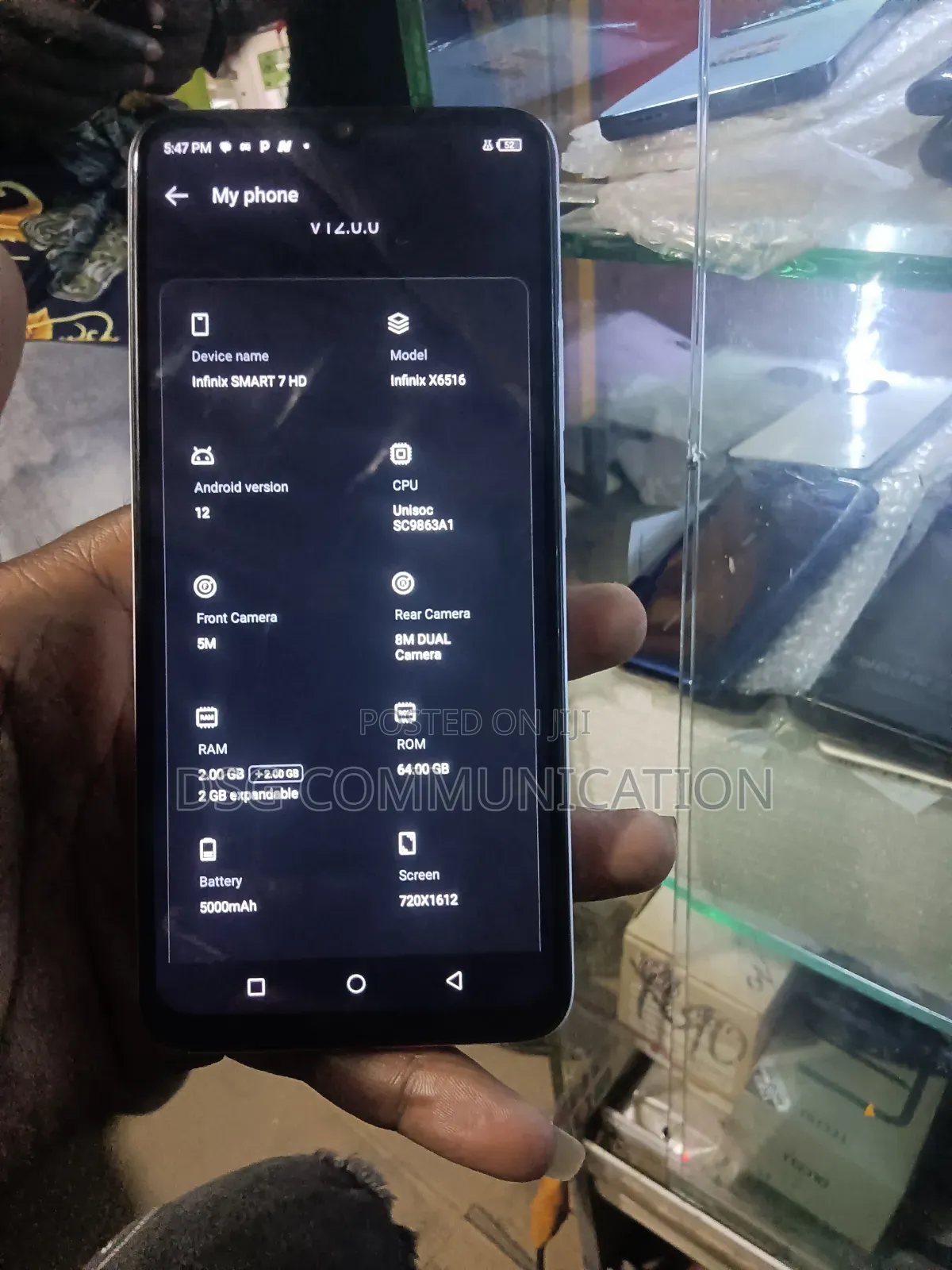 Infinix Smart 7 HD 64 GB White