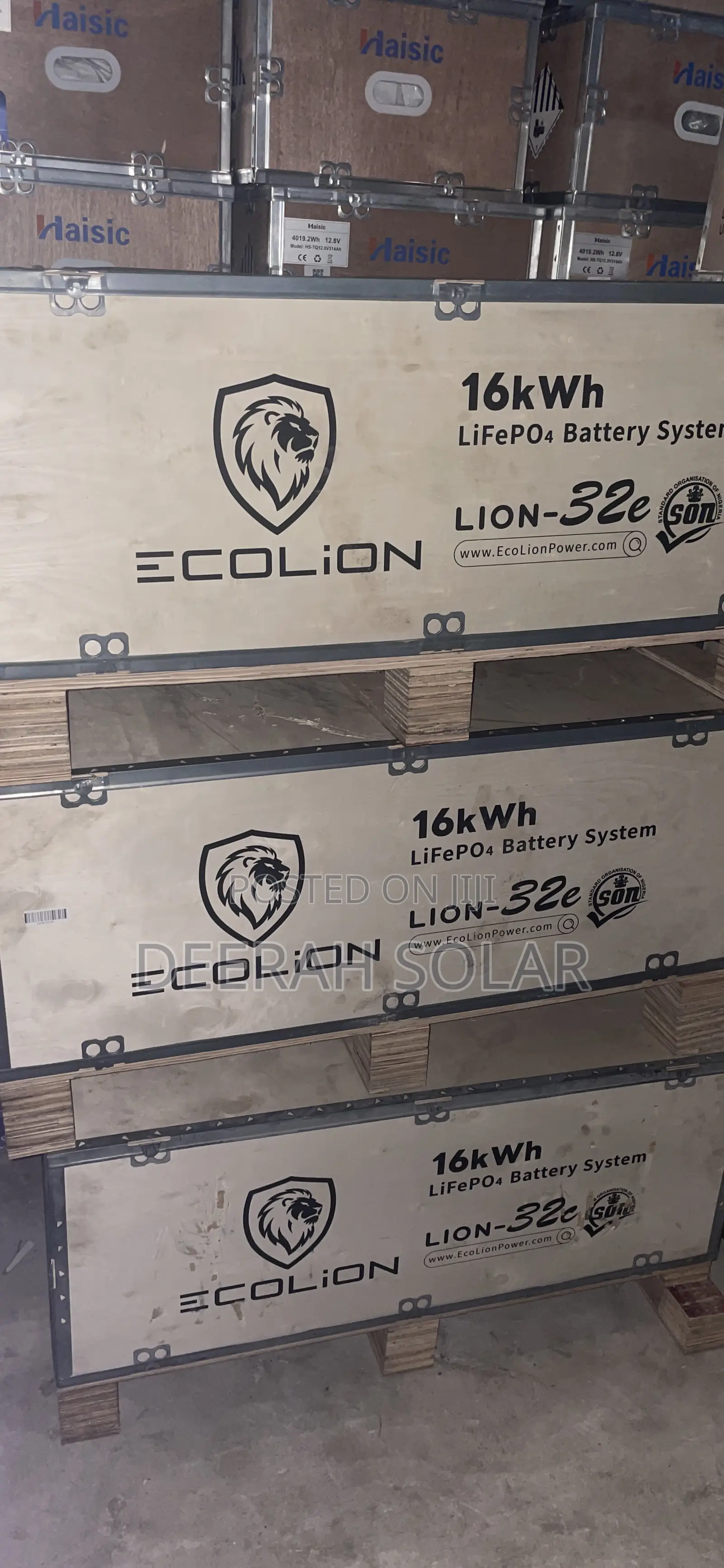 Ecolion 16kwh Lithium Battery